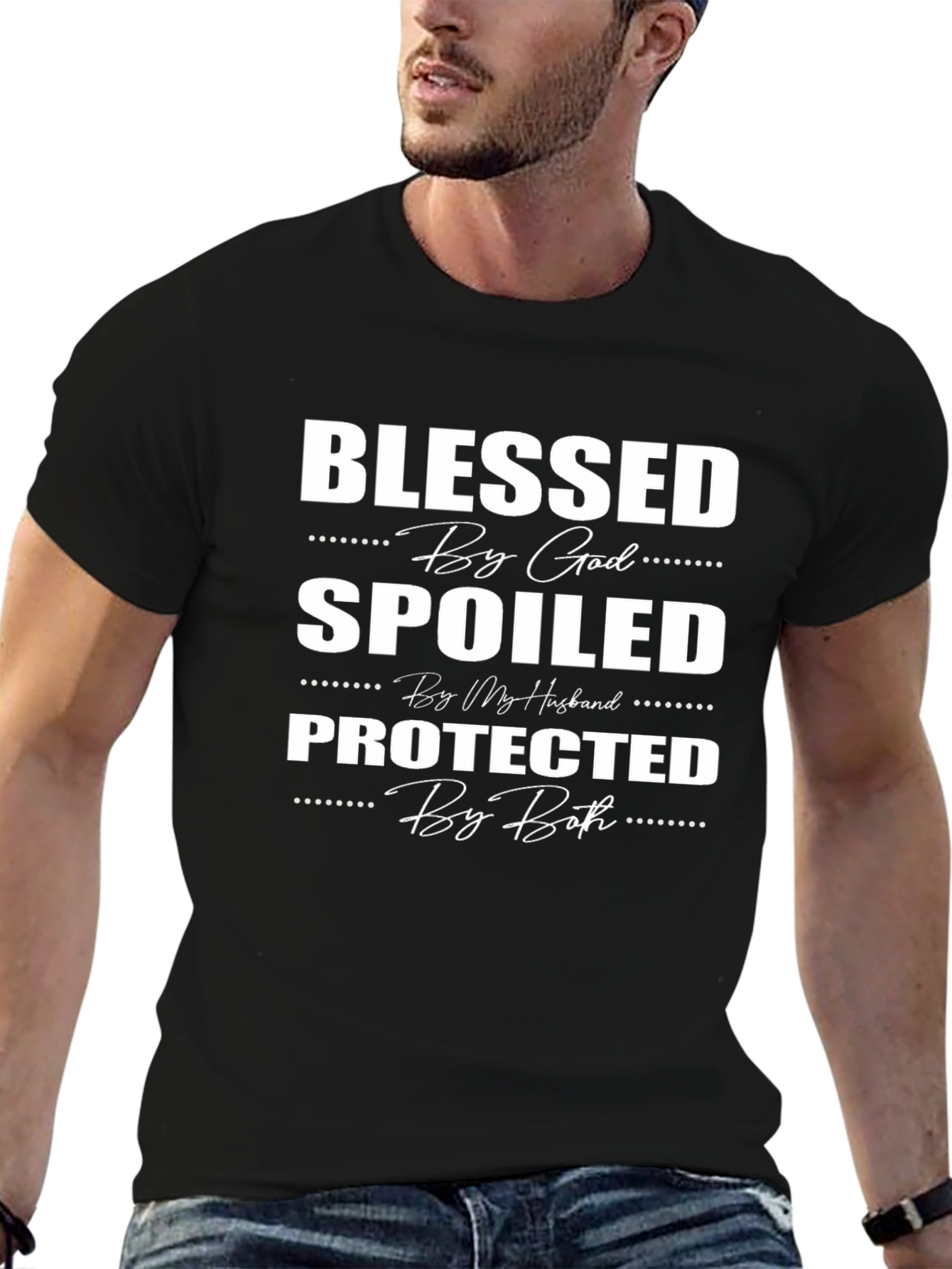 Blessed, Spoiled, Protected Graphic T-Shirt - 6