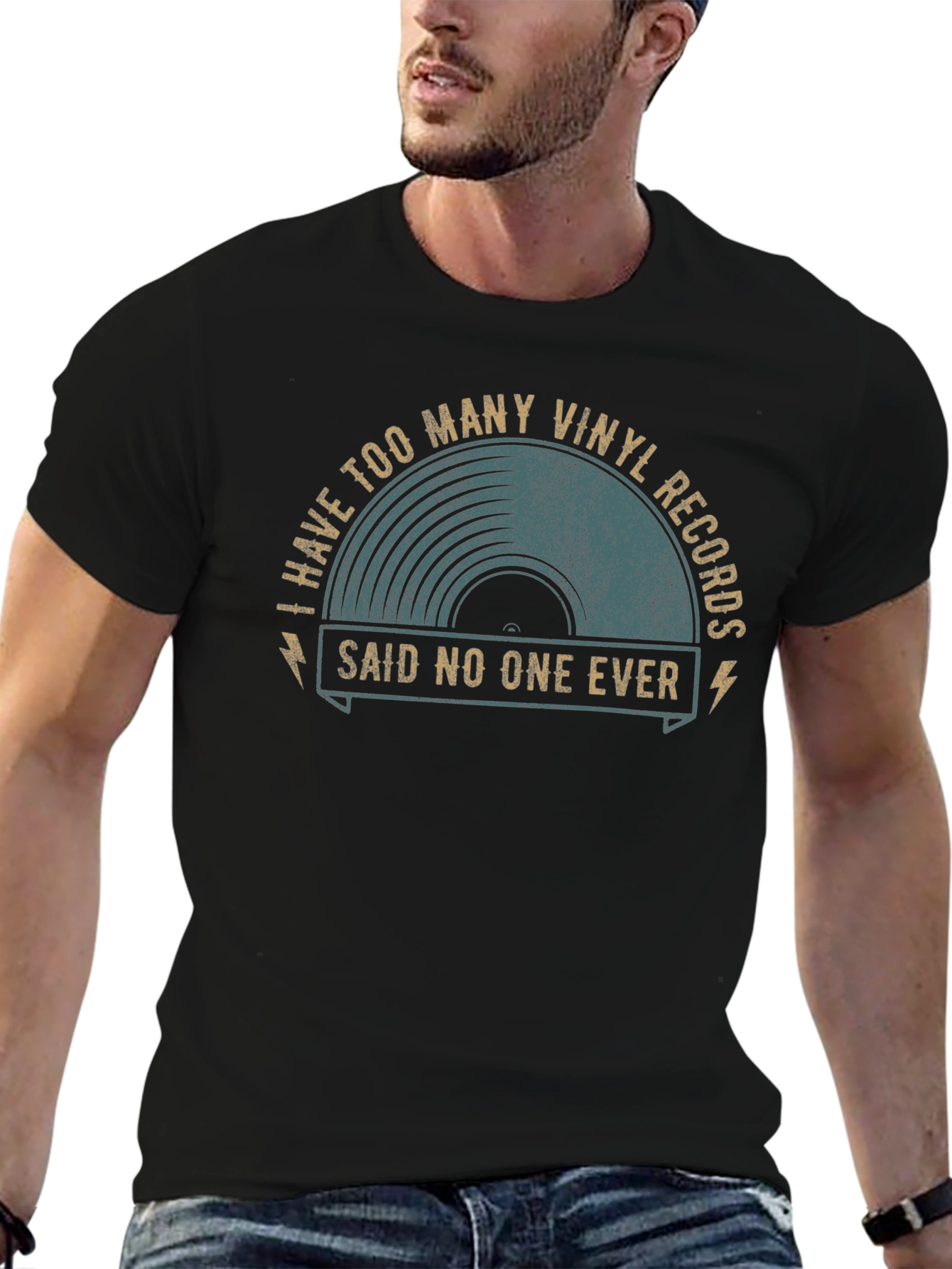 Black Vinyl Records T-Shirt: Said No One Ever! view 6