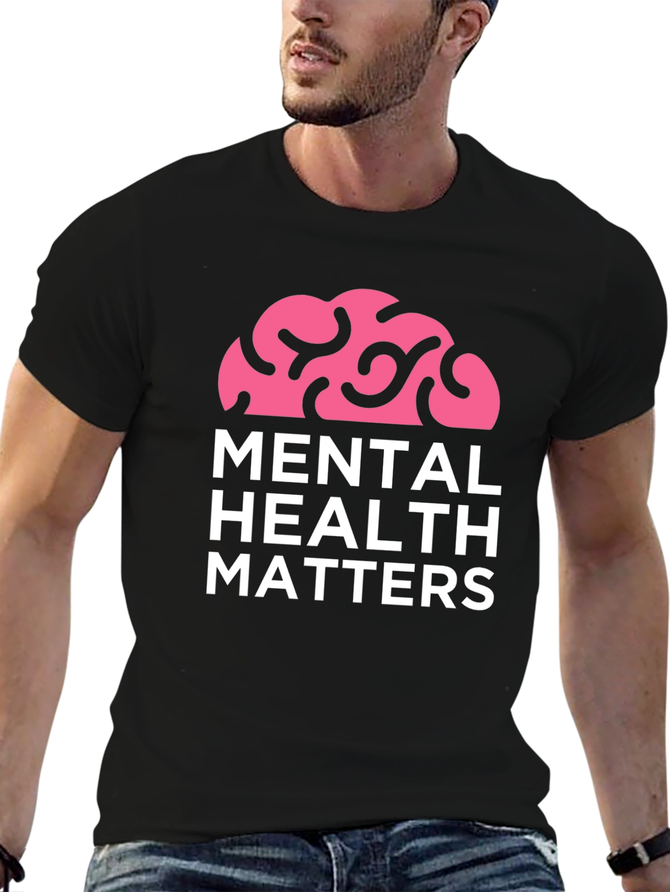Black Mental Health Matters T-Shirt view 6