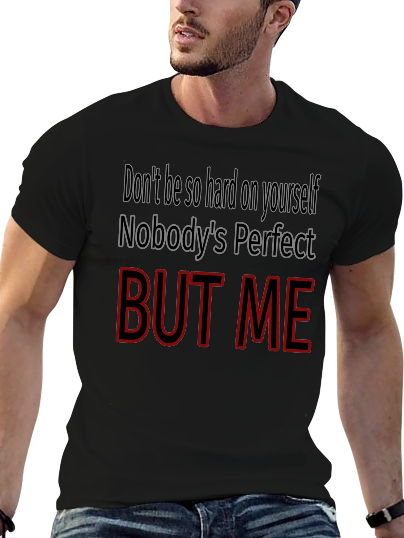Black Funny "But Me" Graphic Tee - Perfect Gift! view 6