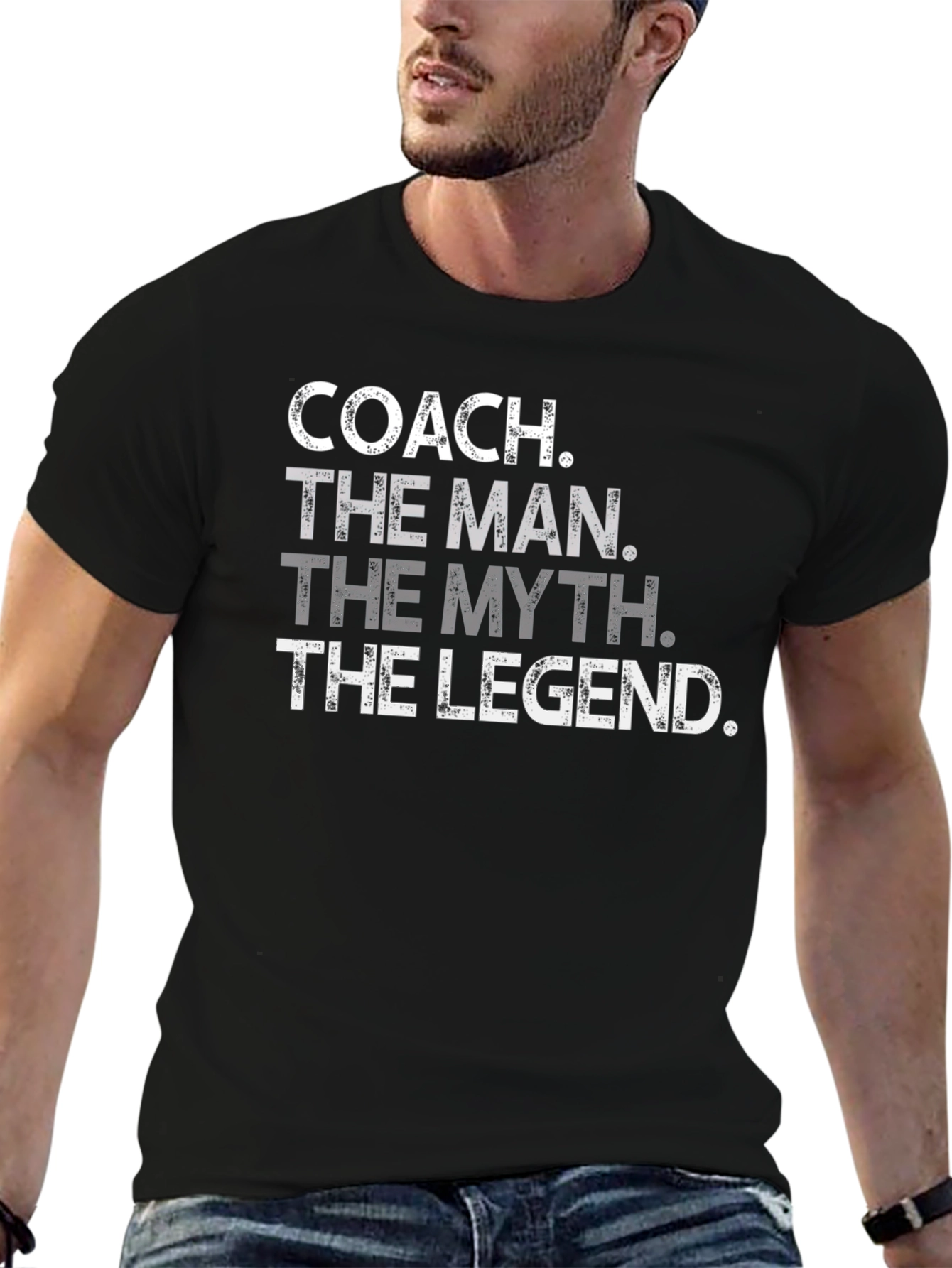 Black Coach The Man The Myth The Legend T-Shirt view 6