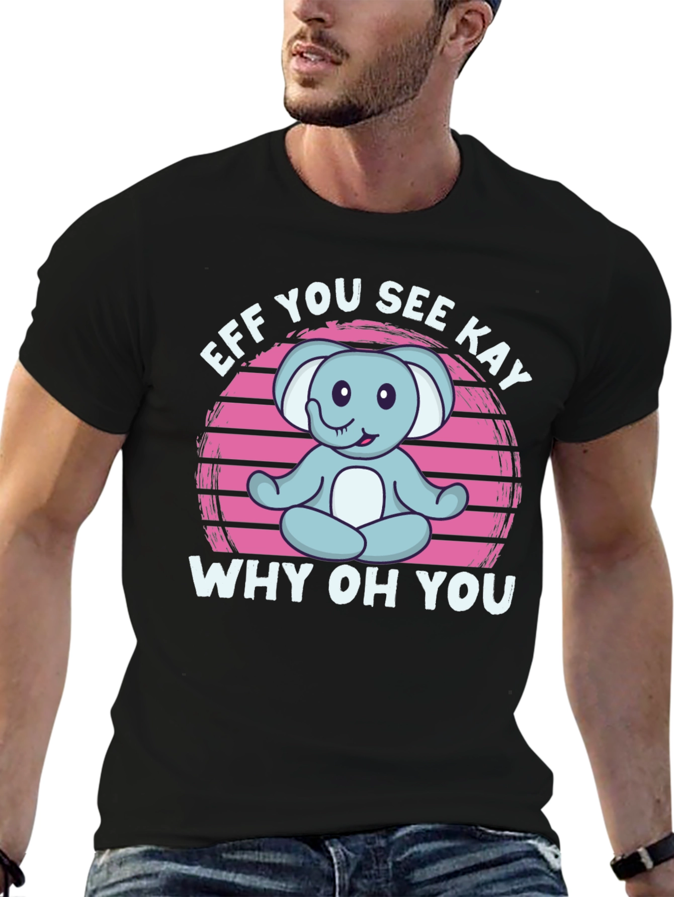 Black Eff You See Kay, Why Oh You T-Shirt view 6