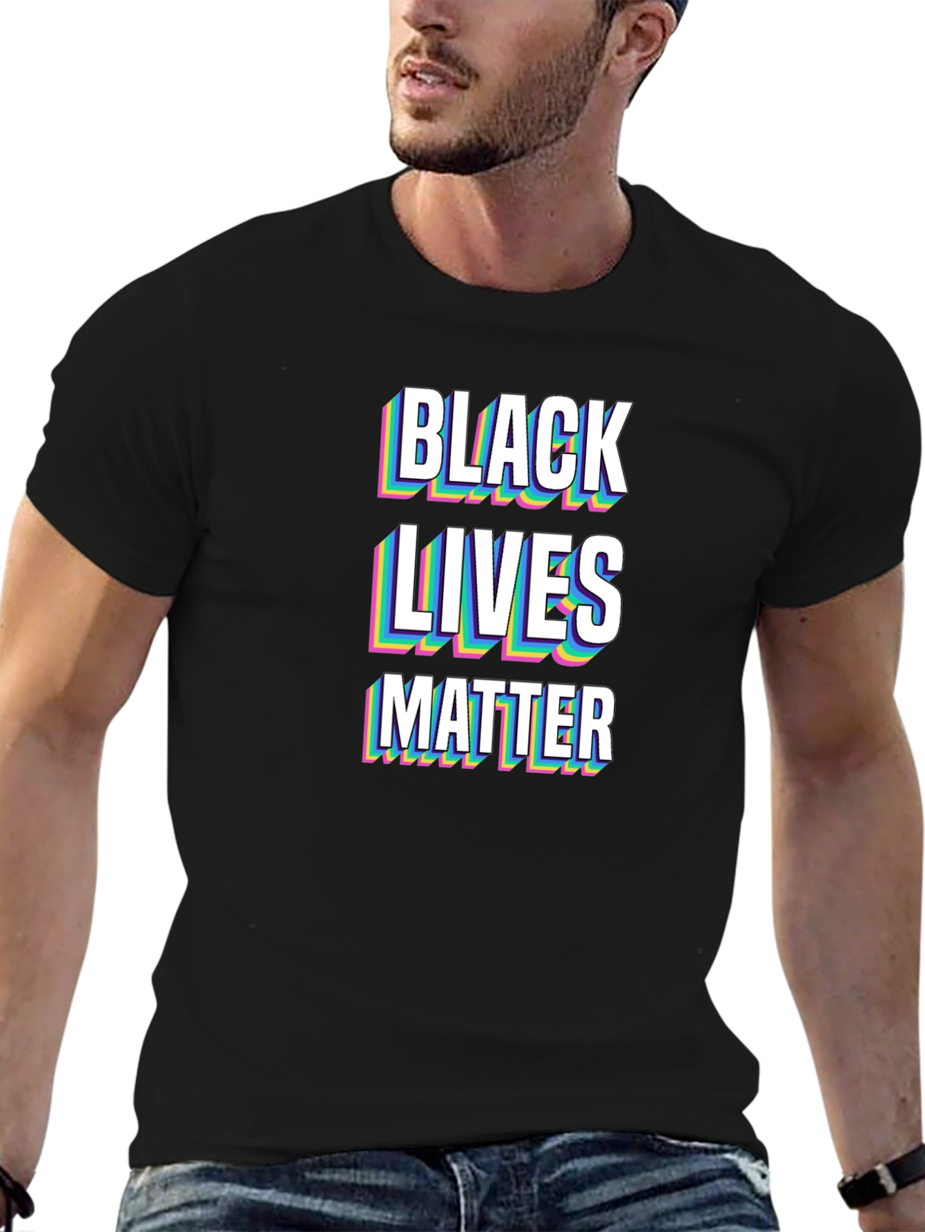 Black Black Lives Matter Graphic T-Shirt view 6