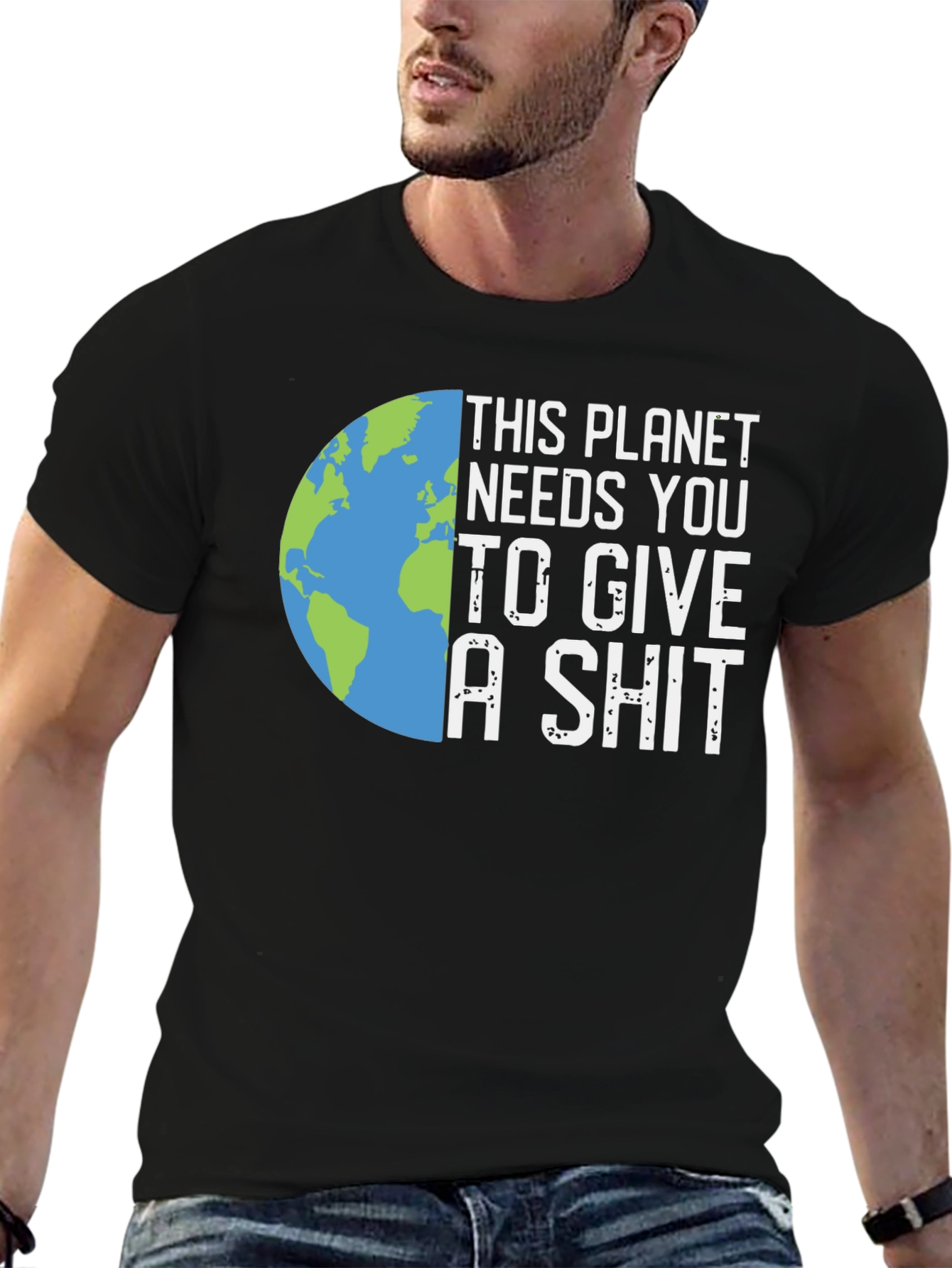 Black Planet Needs You Graphic T-Shirt view 6