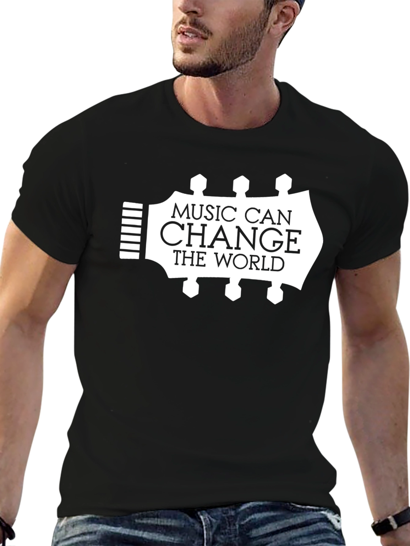 Black Music Can Change the World Graphic Tee view 6