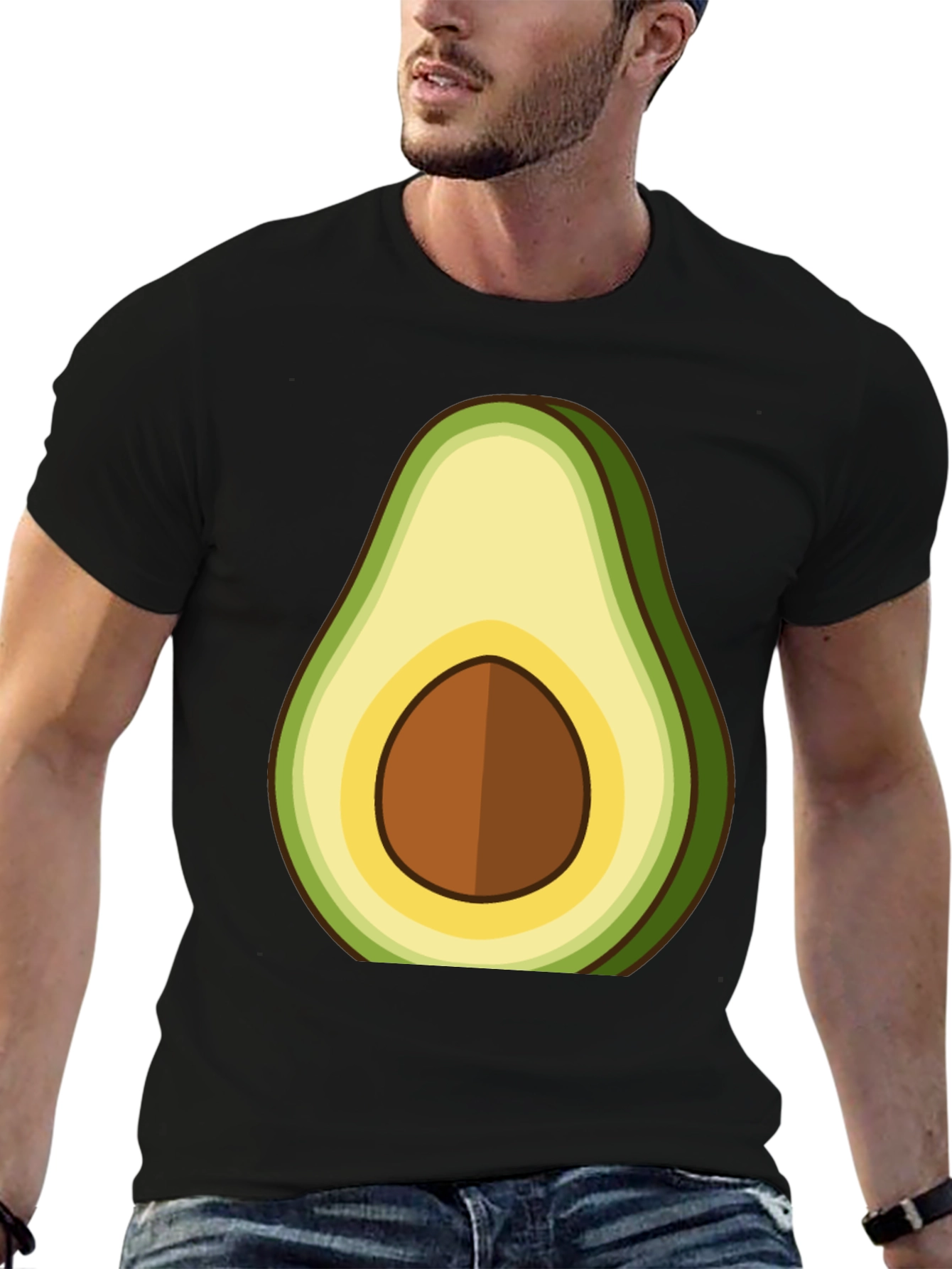 Black Avocado Graphic Tee - Fresh & Fun! view 6