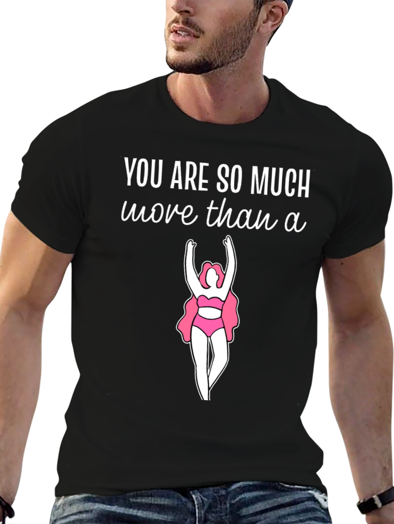 Black Empowering Black T-Shirt - You Are So Much More view 6