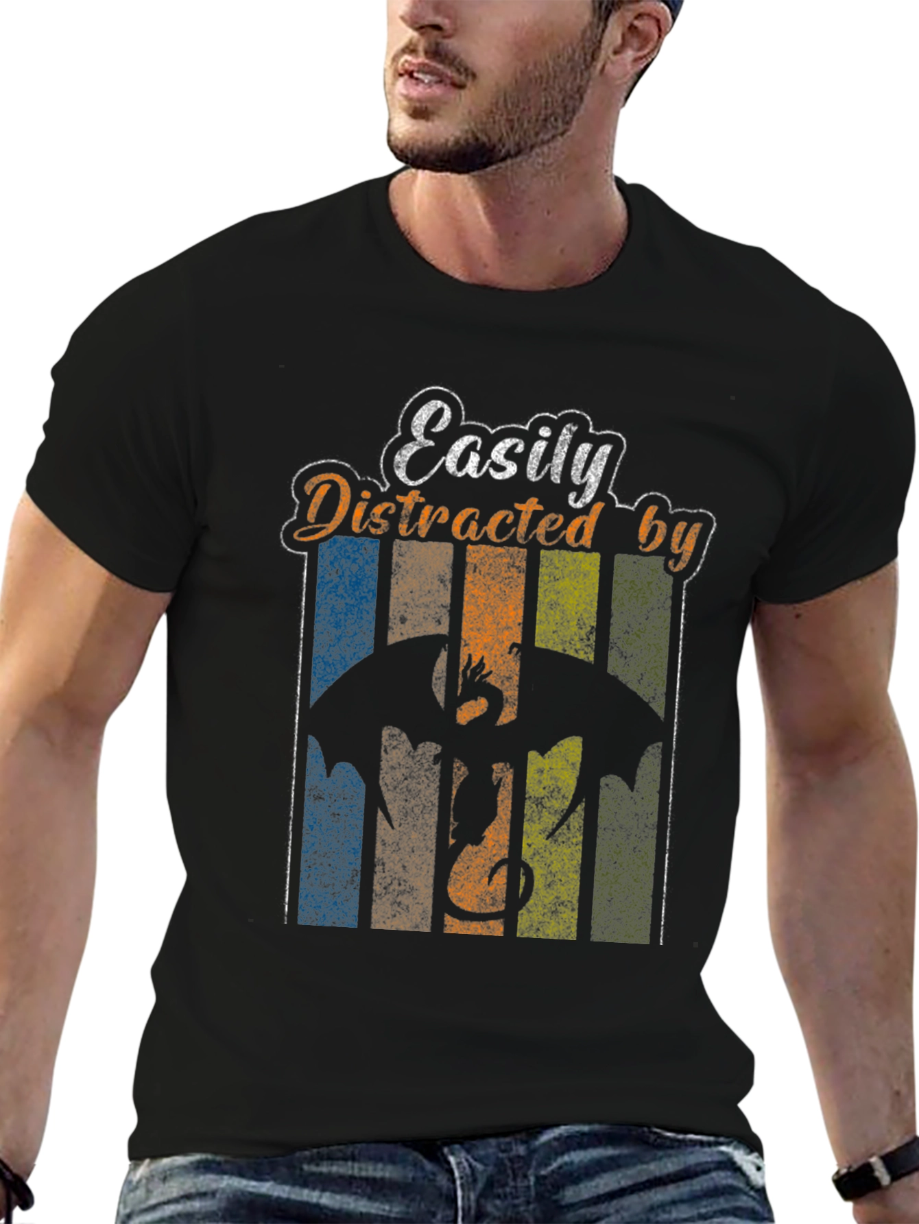 Easily Distracted by Dragons T-Shirt - 6