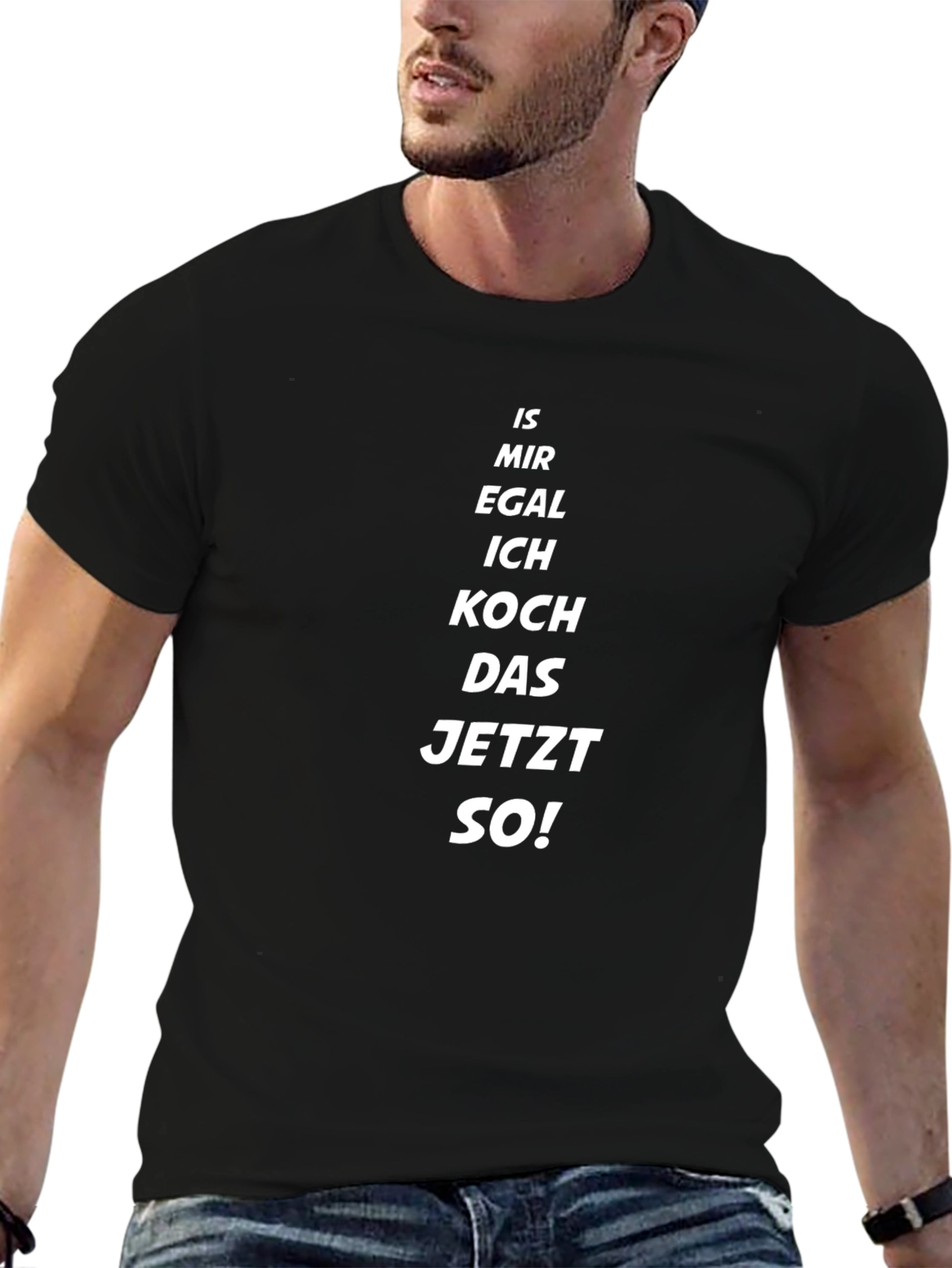 Black Funny Cook T-Shirt - Is Mir Egal Ich Koch Das Jetzt So view 6