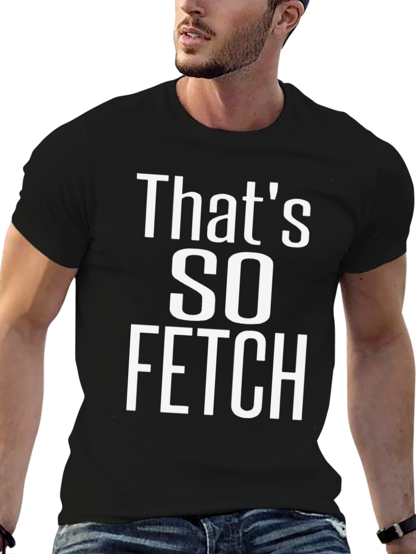 Black That's SO Fetch Graphic T-Shirt - Mean Girls Inspired Tee view 6