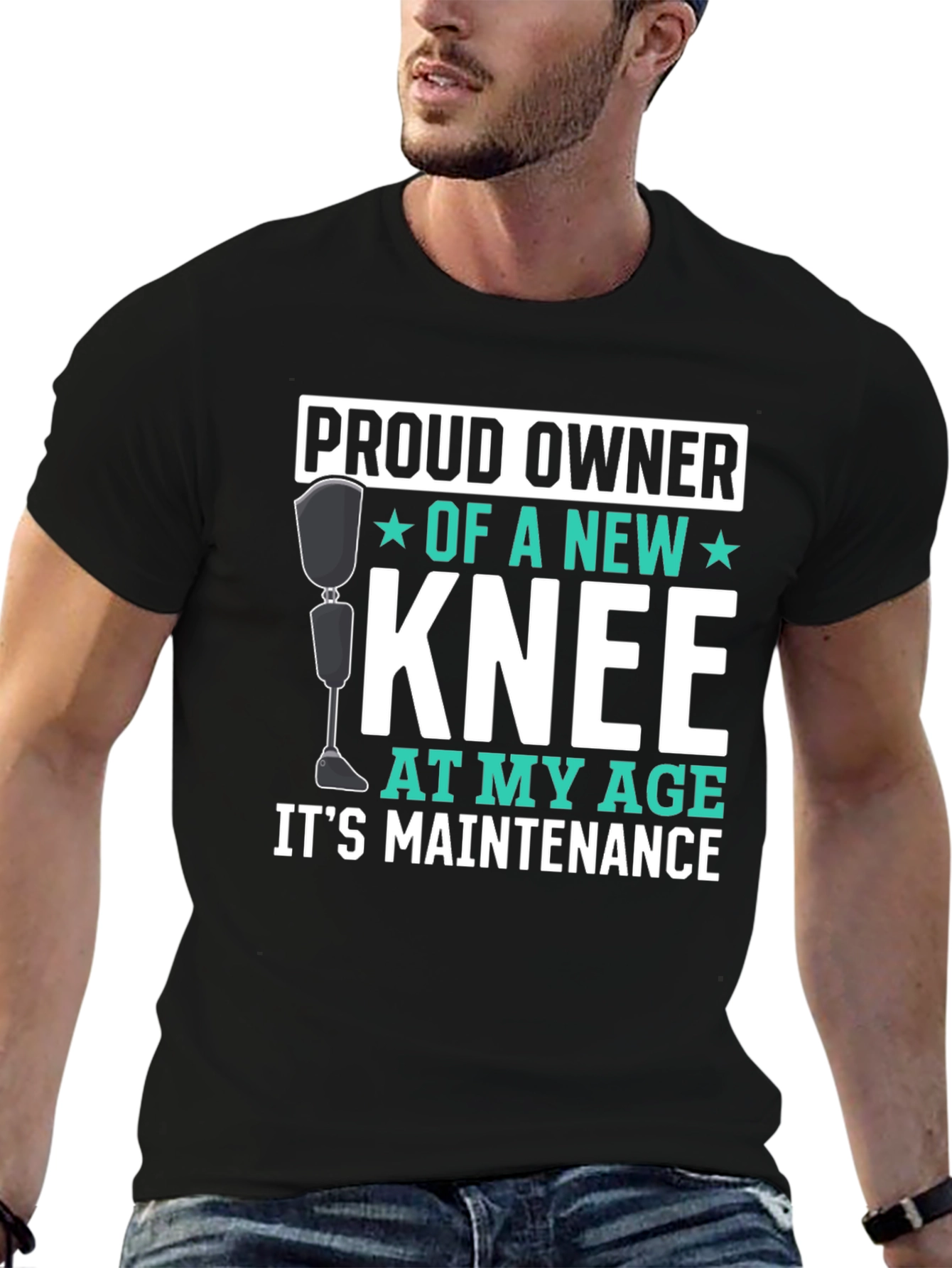 New Knee Owner Funny T-Shirt - 6