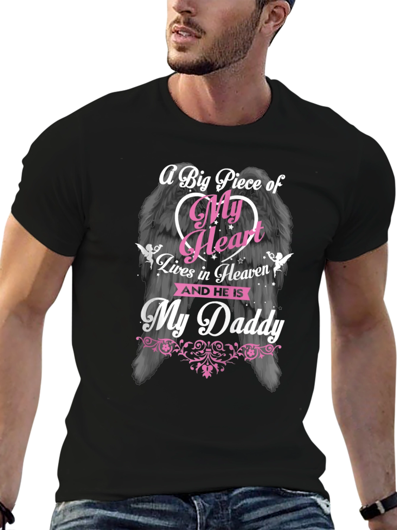 Black Memorial 'My Daddy' T-Shirt view 6