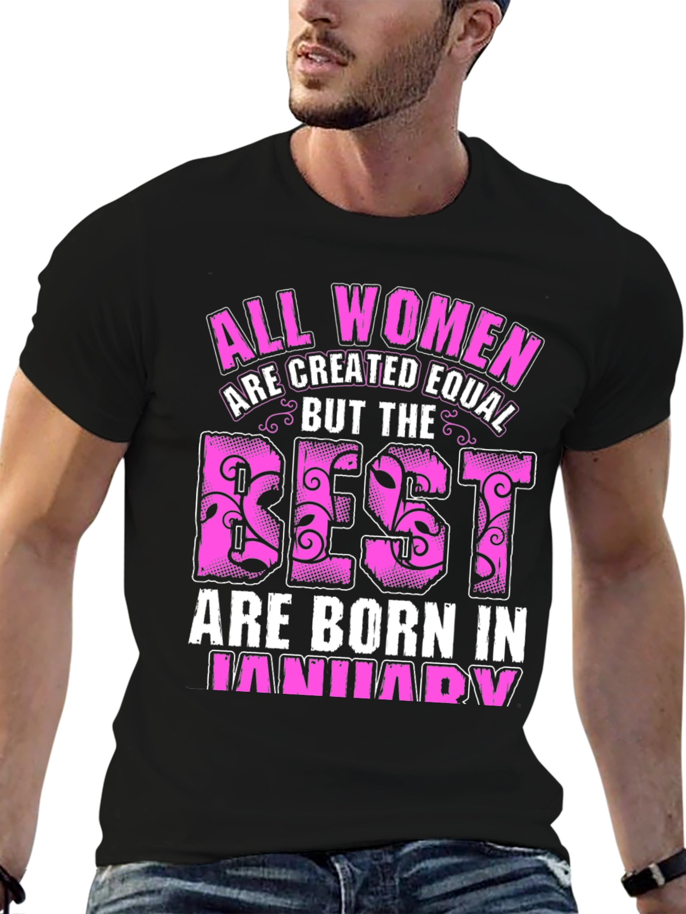 All Women Created Equal Best Born in January T-Shirt - 6