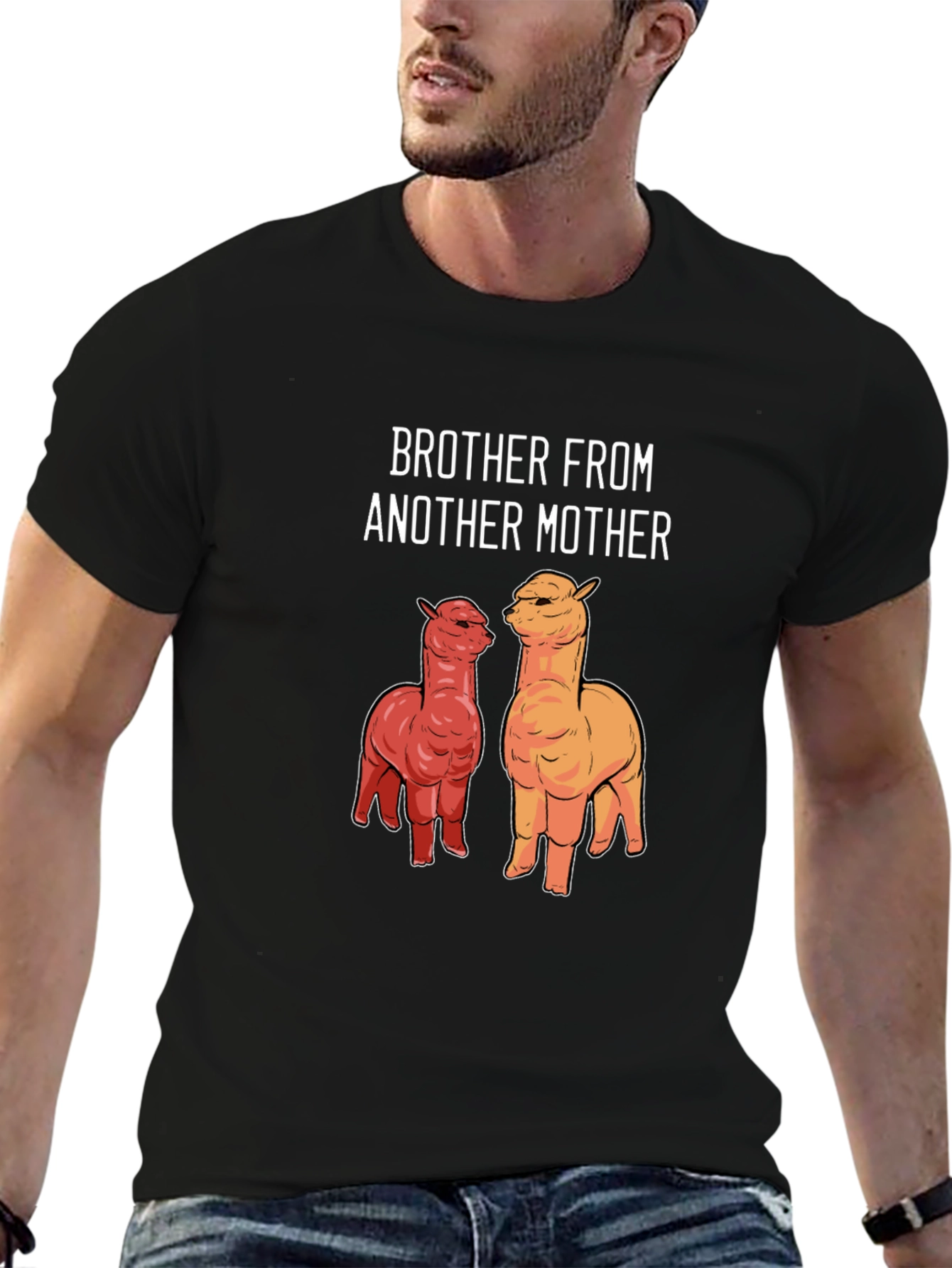 Black Brother From Another Mother T-Shirt Alpaca Tee view 6