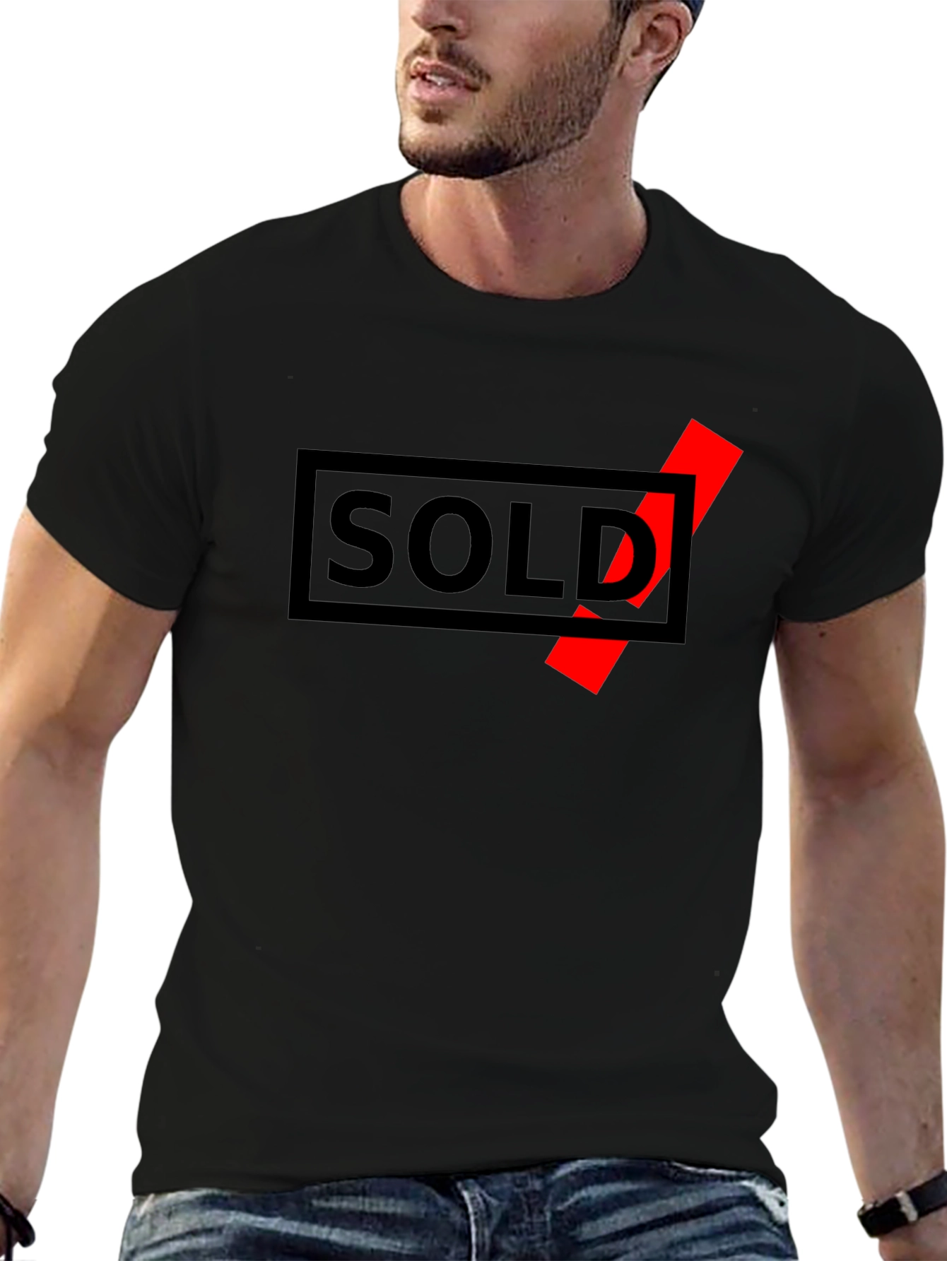 Black Sold Graphic T-Shirt - Limited Edition view 6