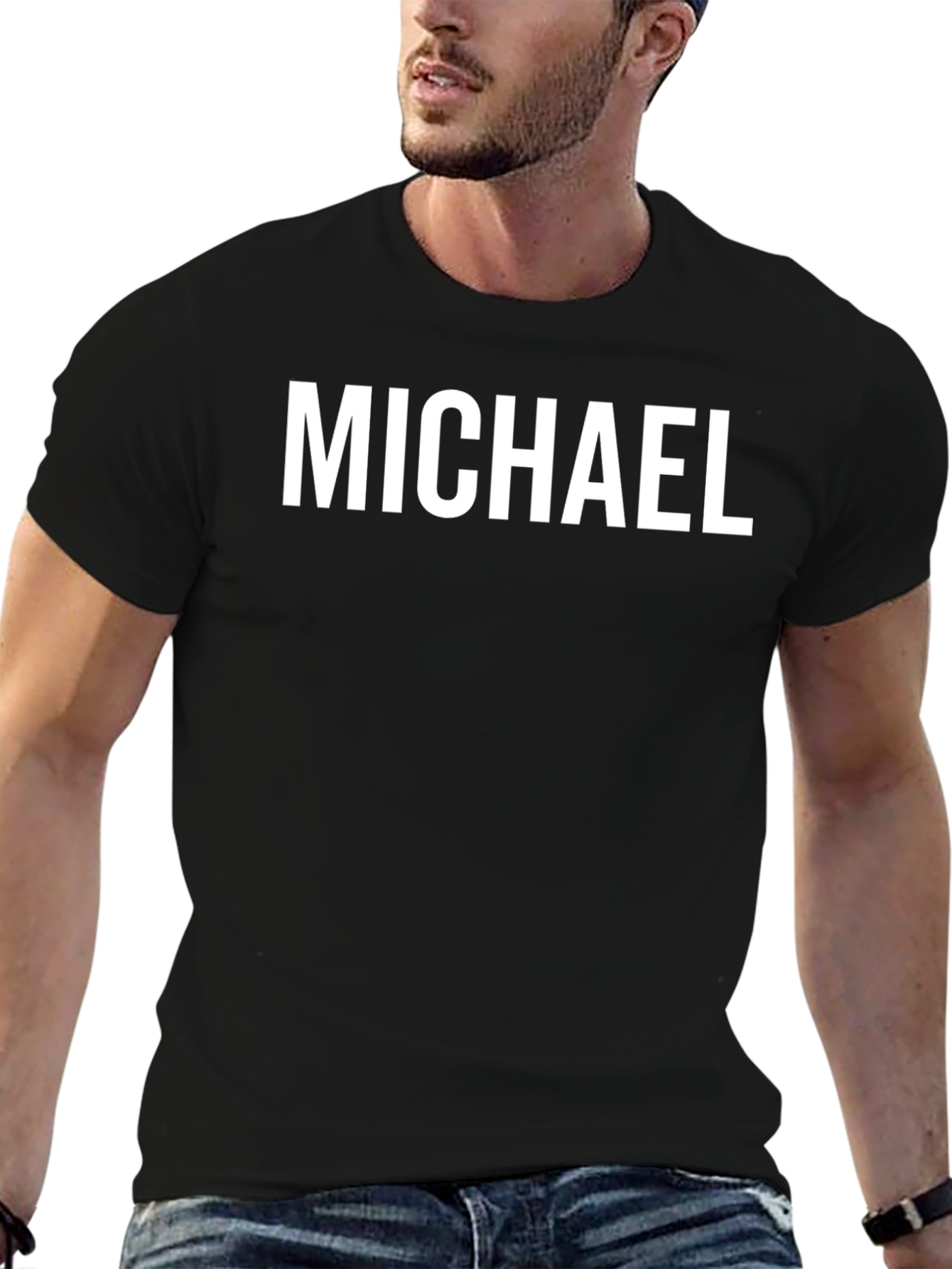 Michael Name T-Shirt - Custom Text Tee - 6