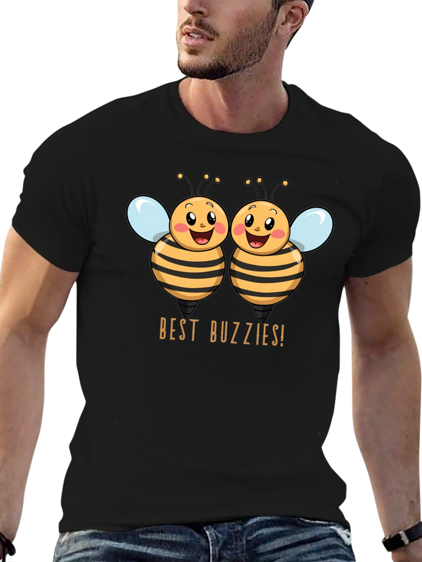 Black Best Buzzies T-Shirt view 6