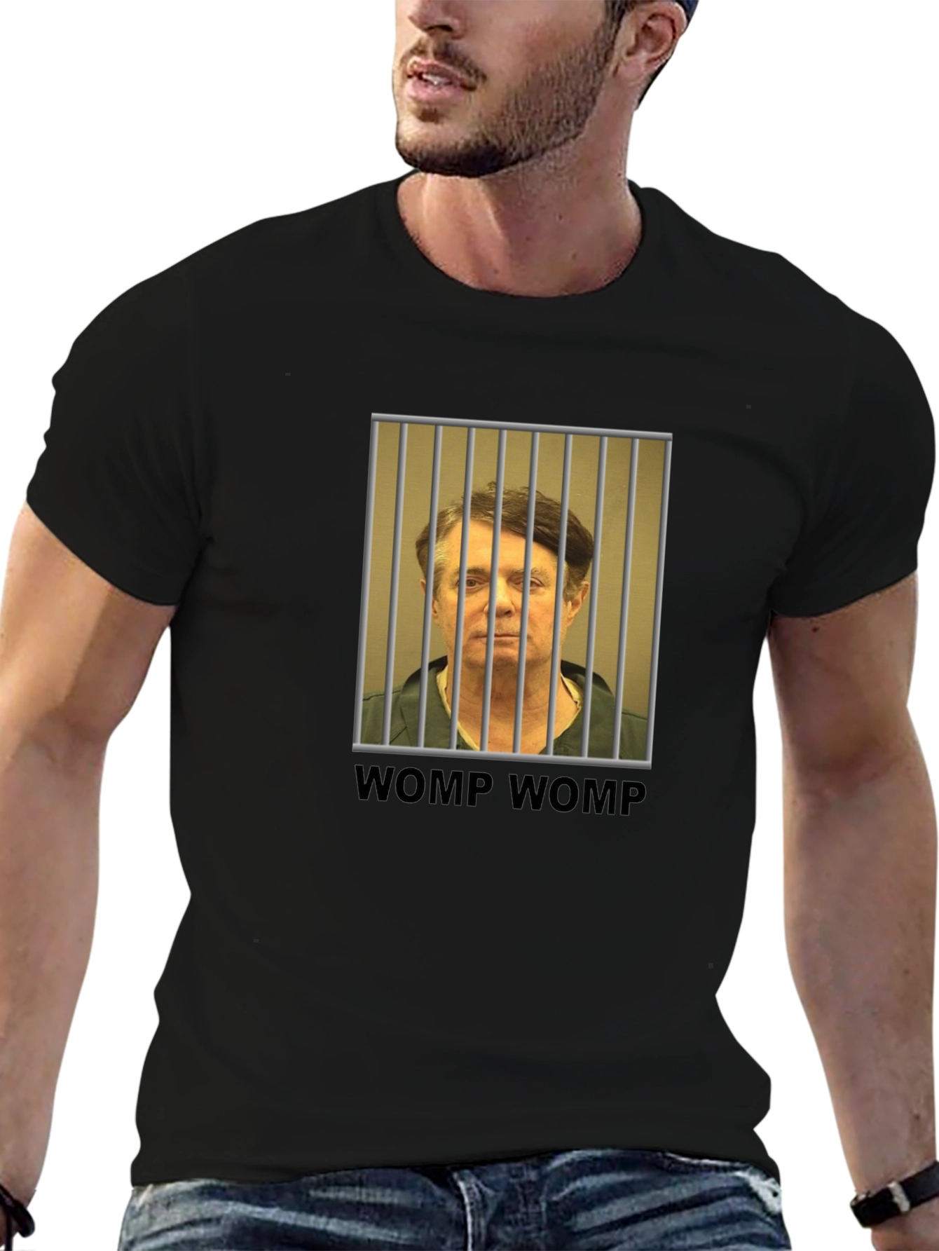 Black Womp Womp Prisoner Graphic Tee view 6