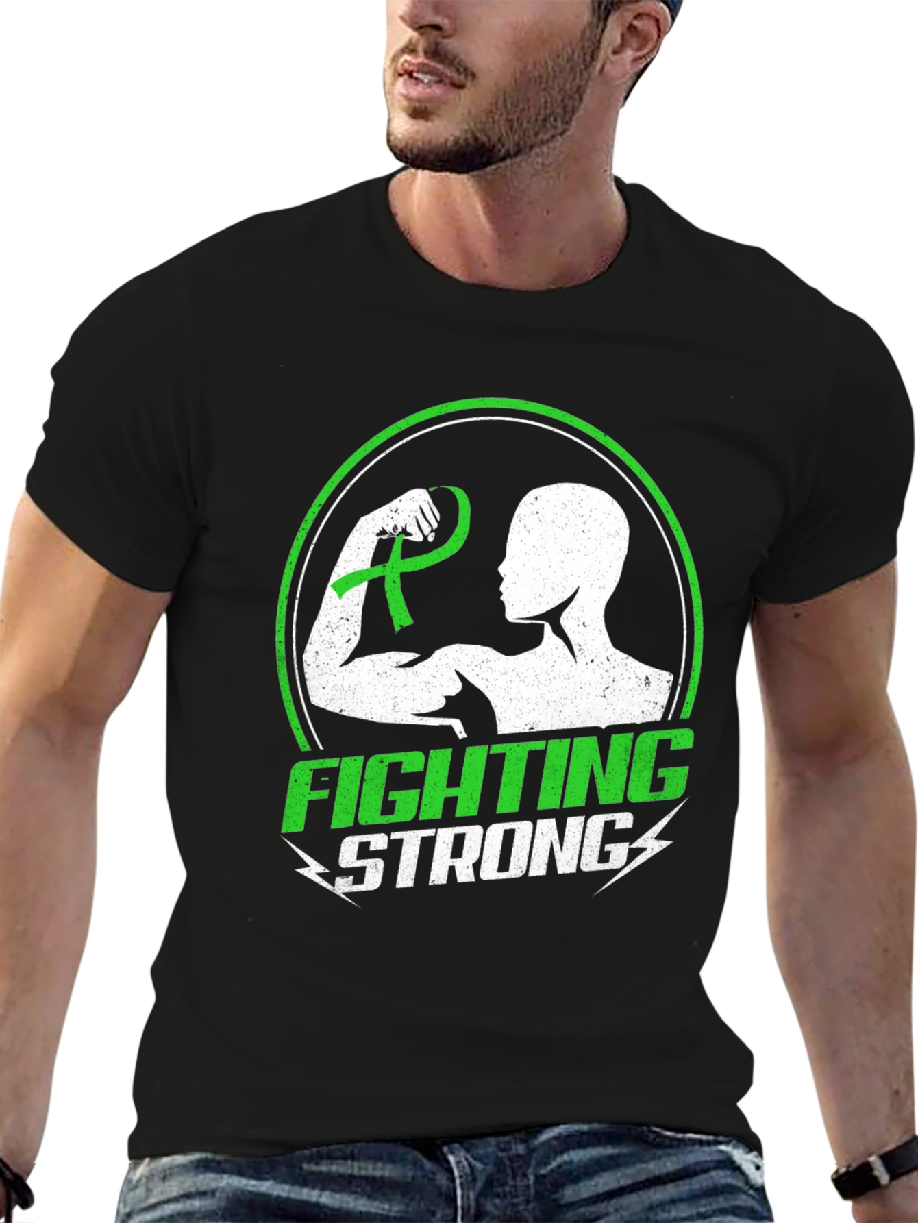 Fighting Strong Awareness T-Shirt - Support & Strength - 6