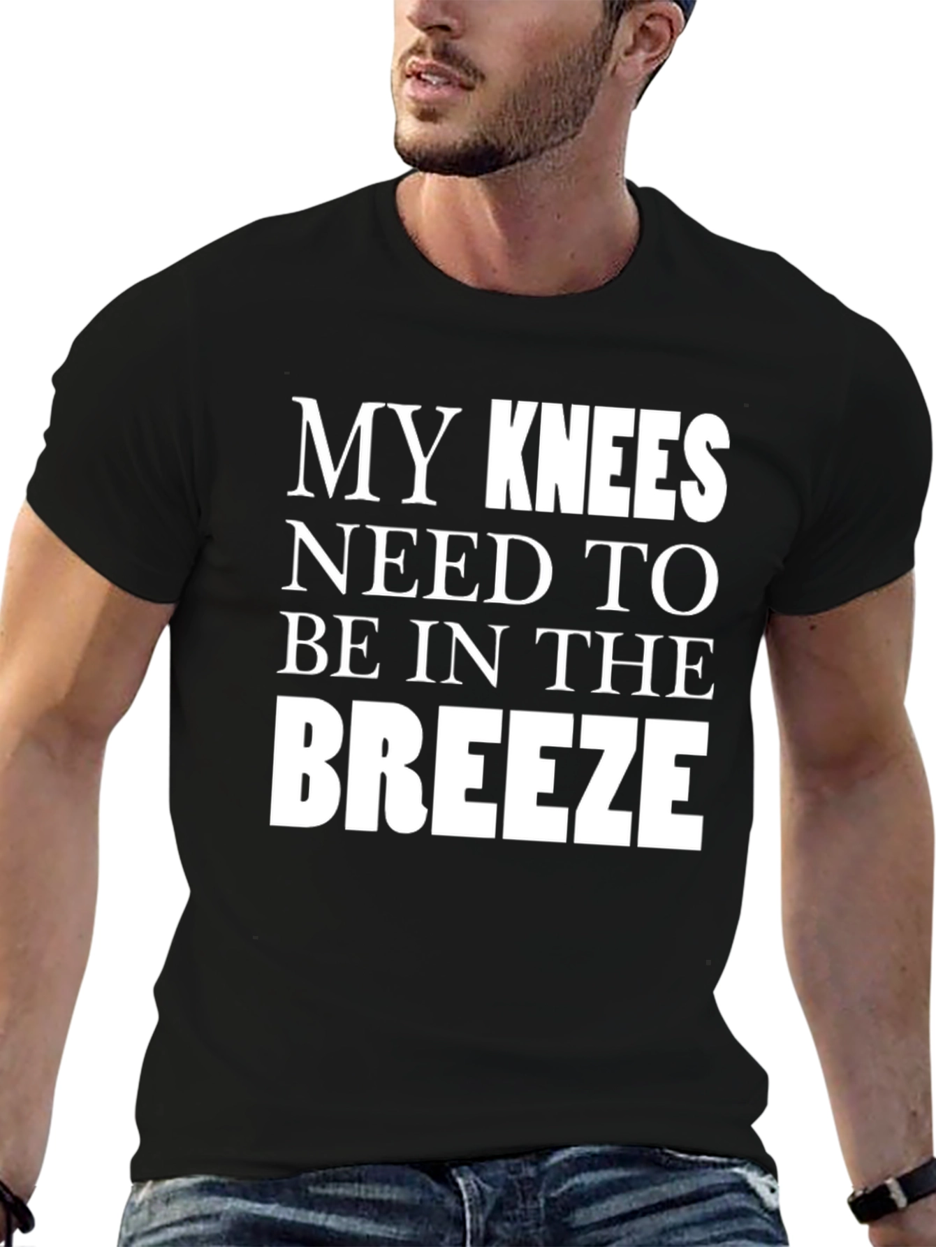 Black Knees in the Breeze Graphic Tee view 6