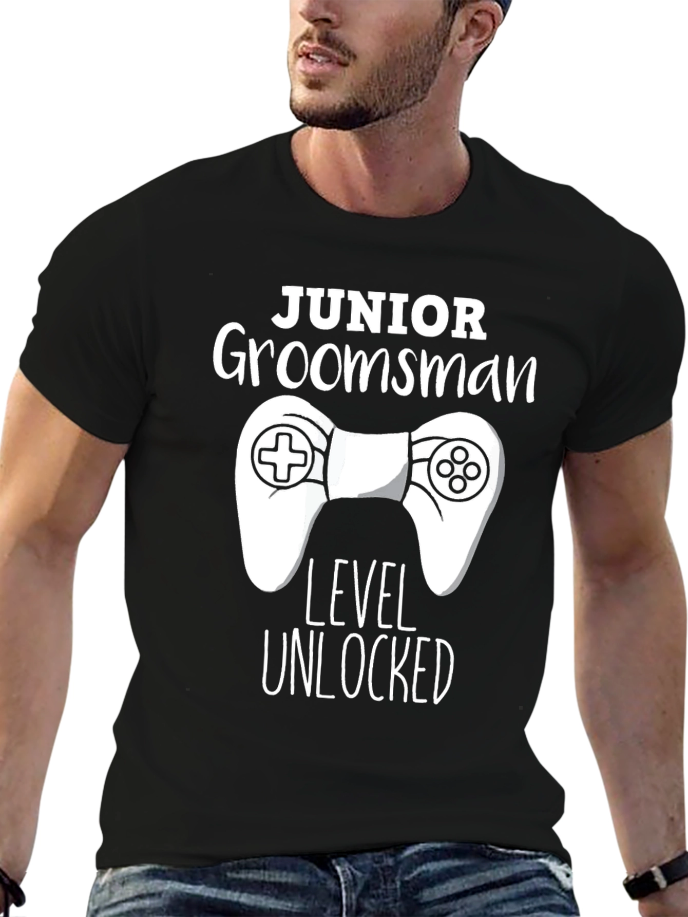 Junior Groomsman Level Unlocked T-Shirt - 6