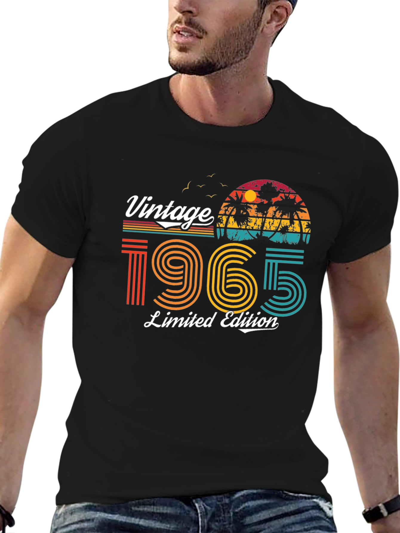 Black Vintage 1965 Limited Edition T-Shirt view 6