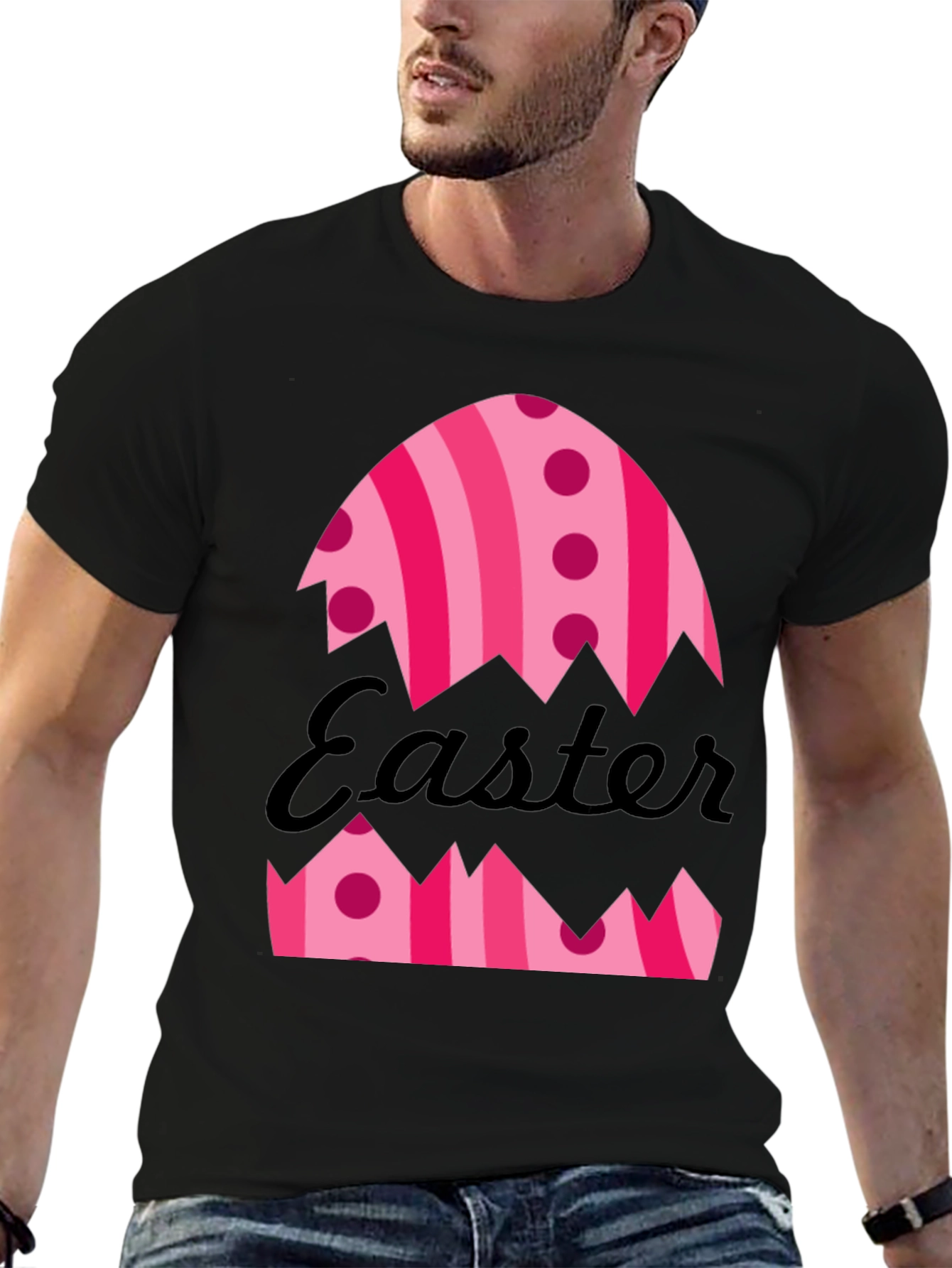 Camiseta Huevo de Pascua Rayas y Lunares