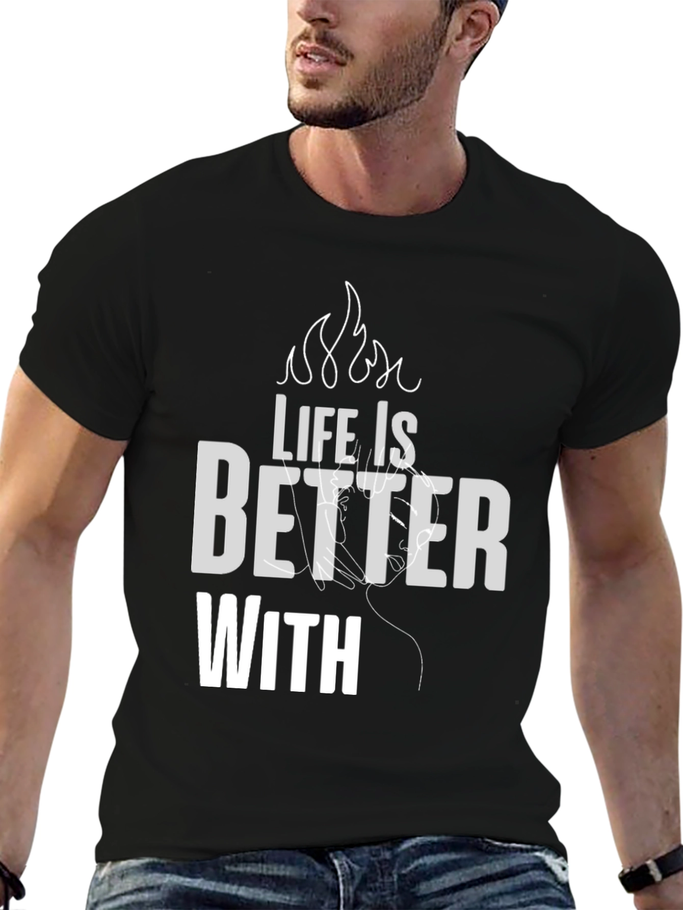 Black Life is Better With T-Shirt view 6