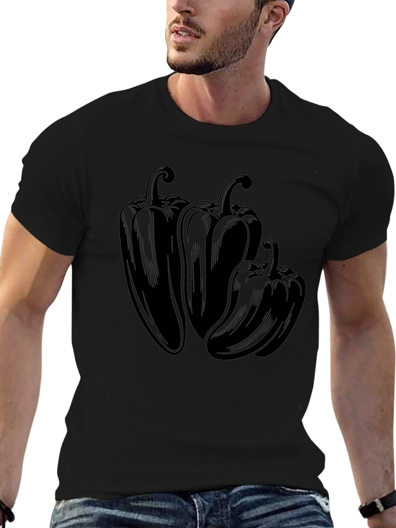 Black Black Pepper Graphic Tee - Stylish Unisex T-Shirt view 6