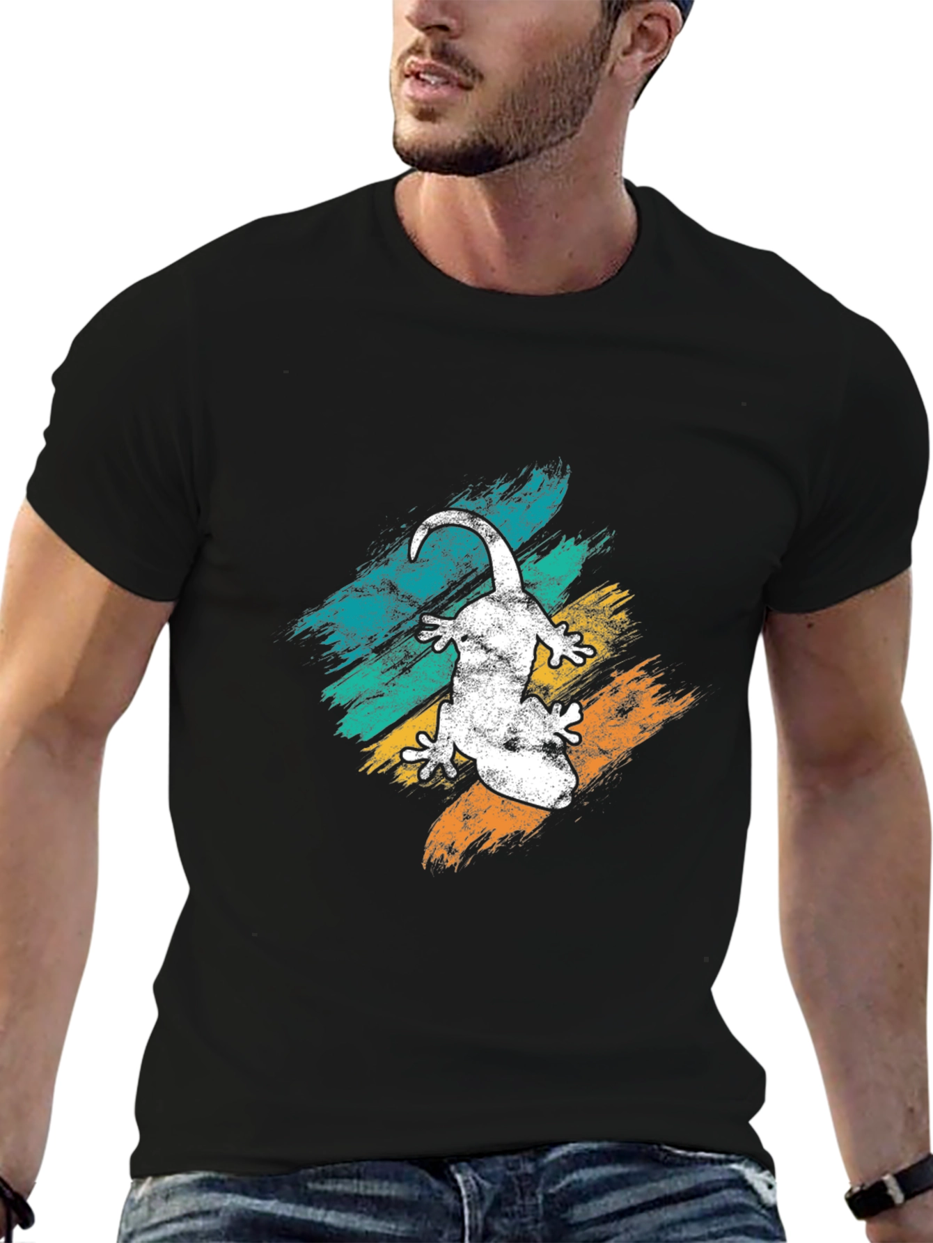 Gecko Graphic Tee - Cool Lizard Design - 6