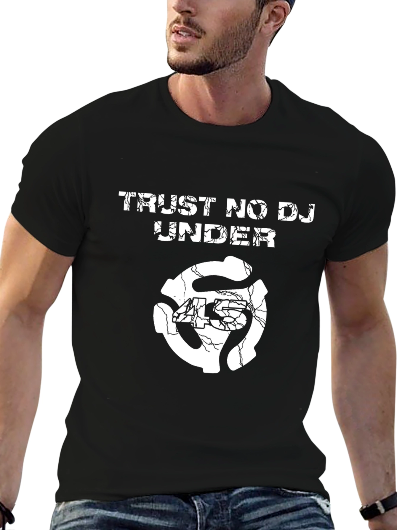 Black Trust No DJ Under T-Shirt view 6