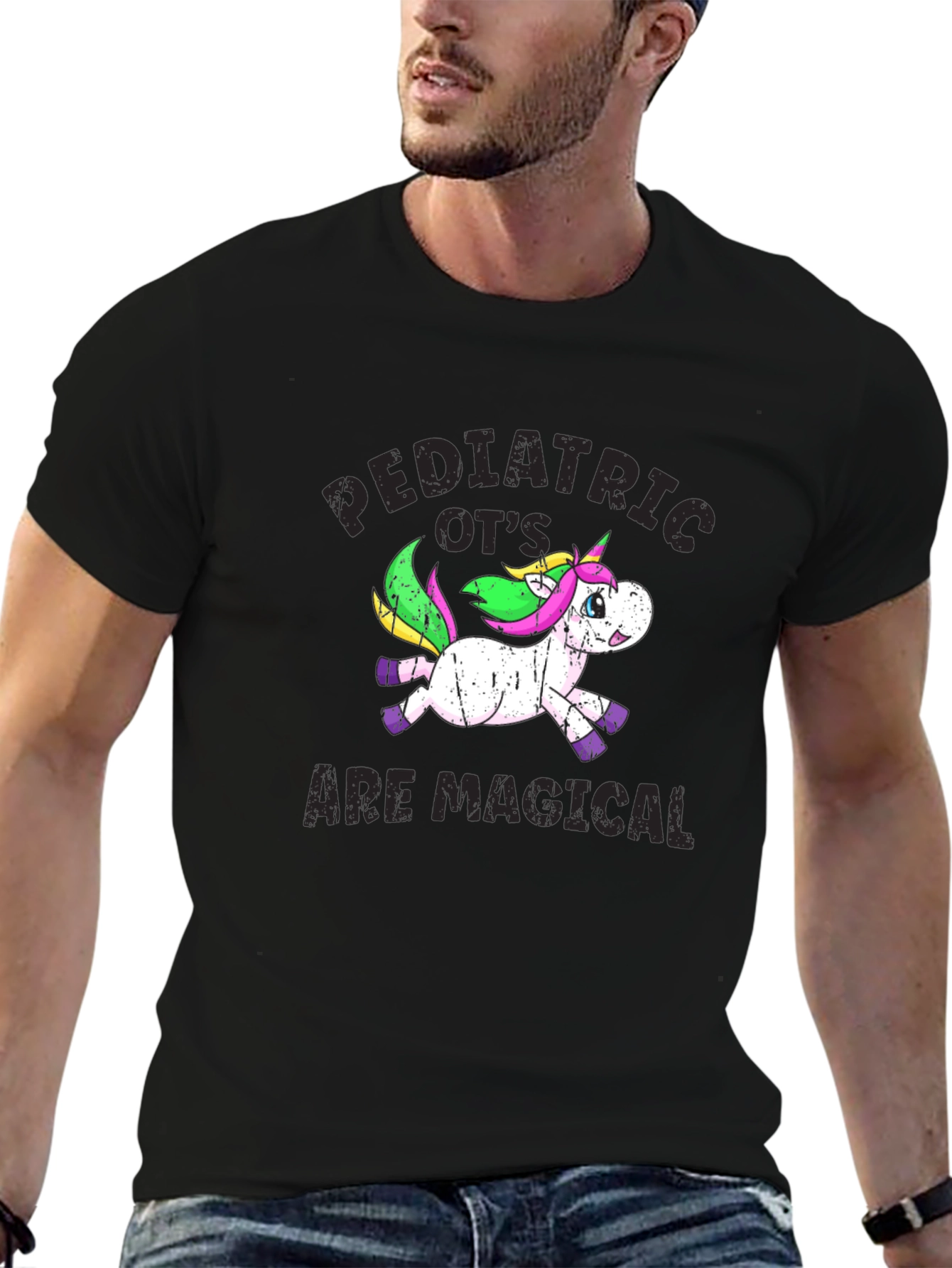 Pediatric OT's Are Magical T-Shirt Unicorn Design - 6