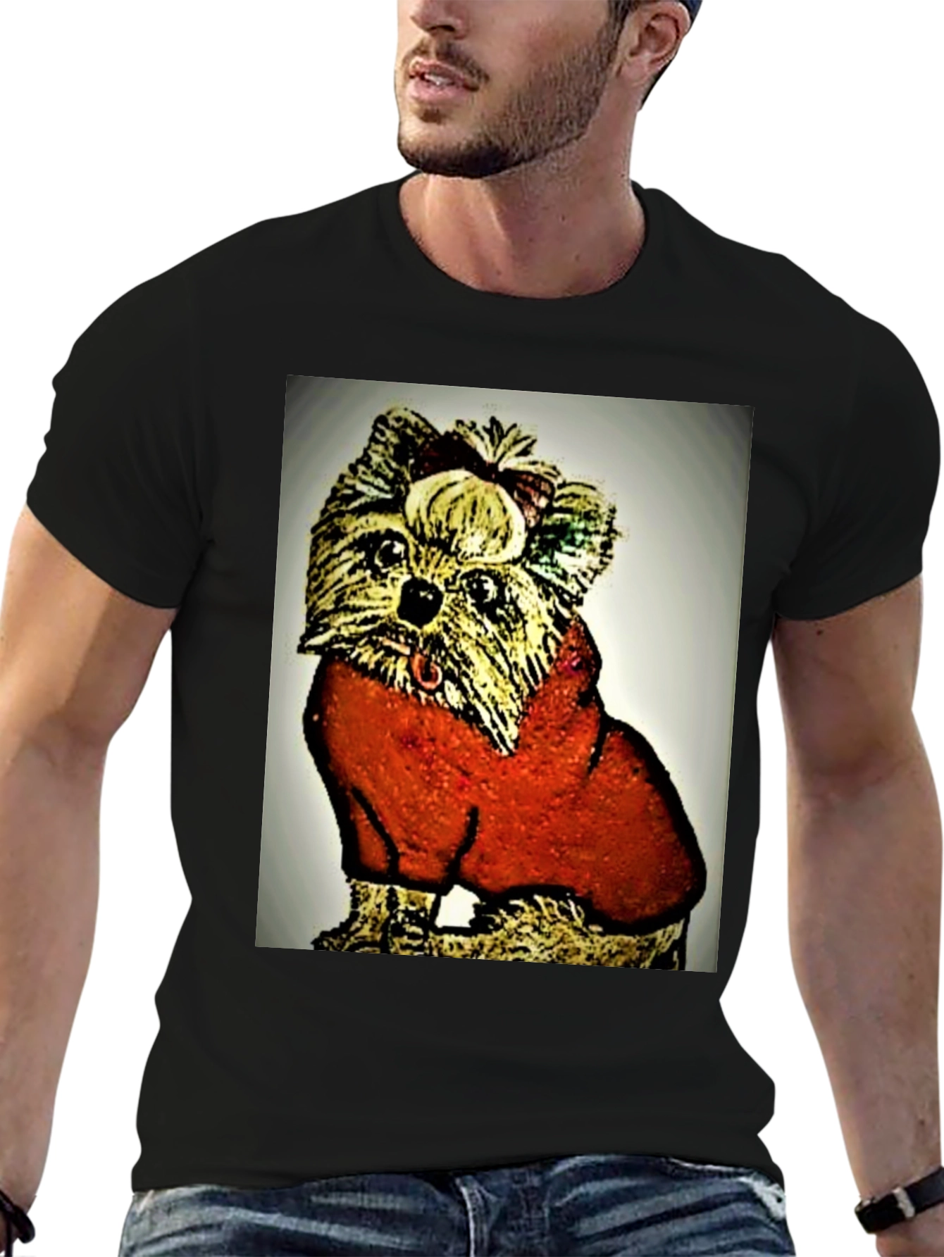 Black Dog Art Tee view 6