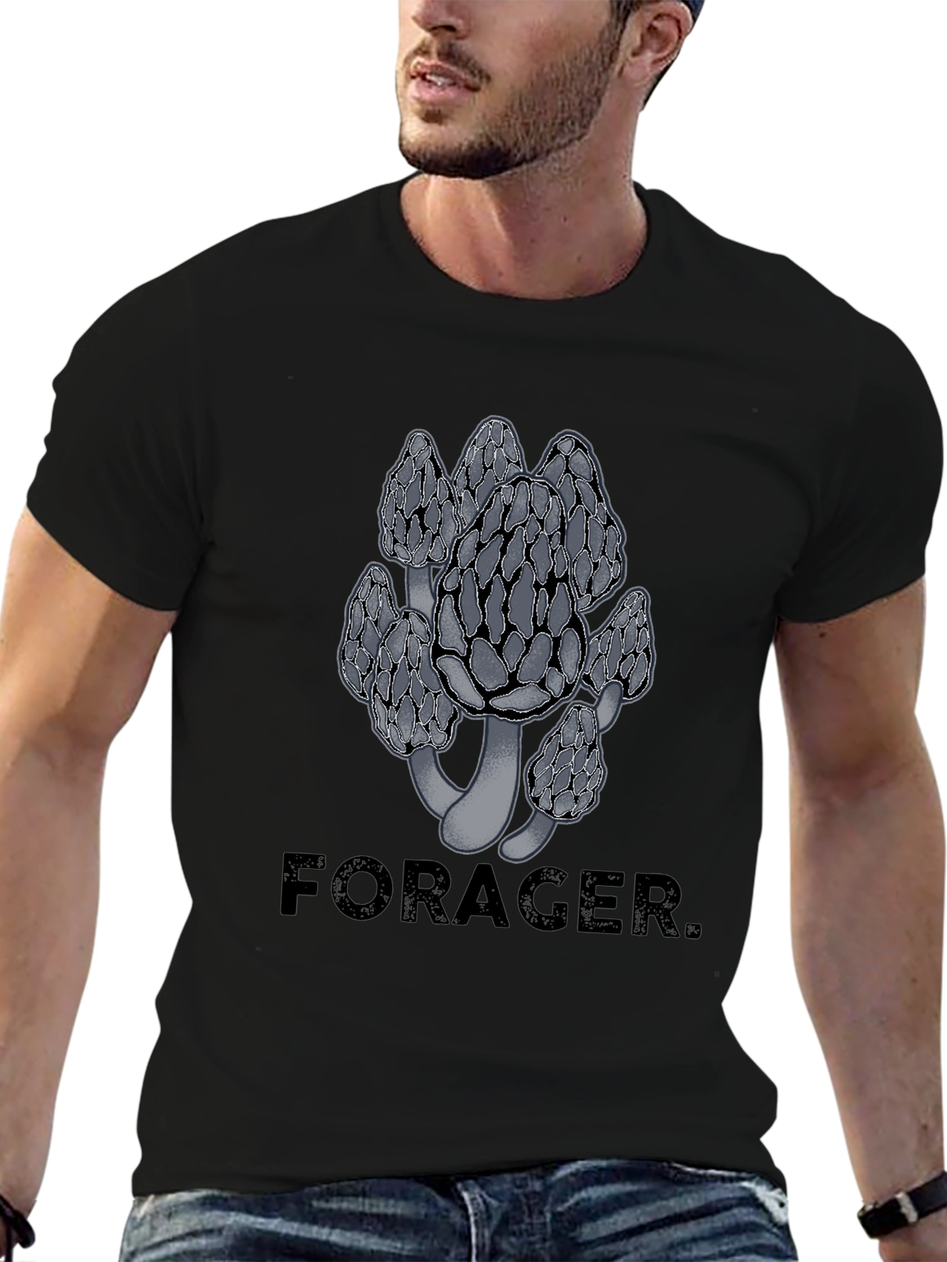 Black Forager Graphic Tee view 6
