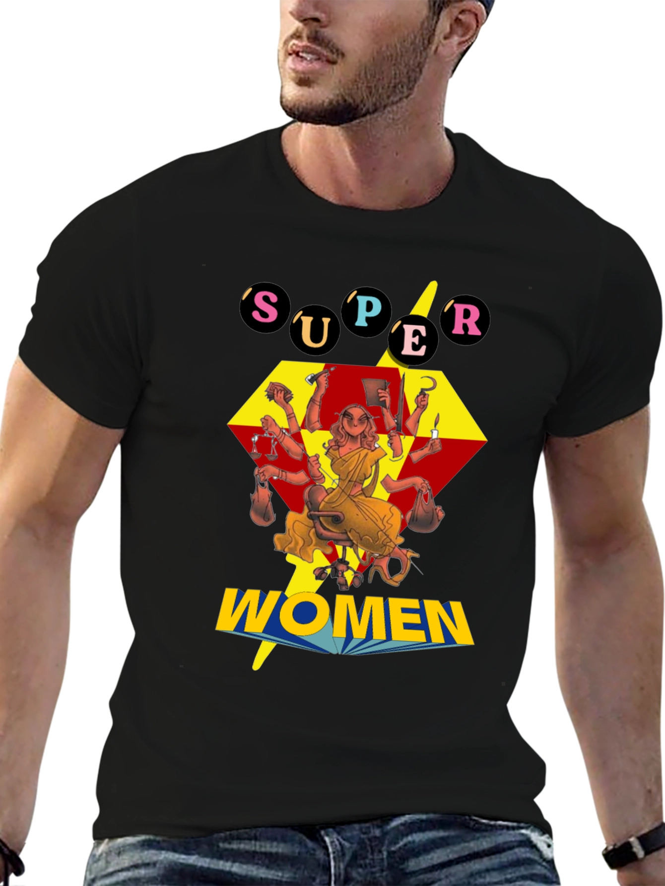 Super Women Graphic Tee - Empowering Design - 6