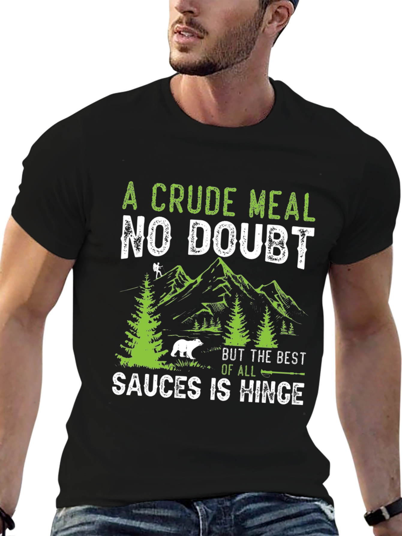 Black Crude Meal No Doubt T-Shirt view 6