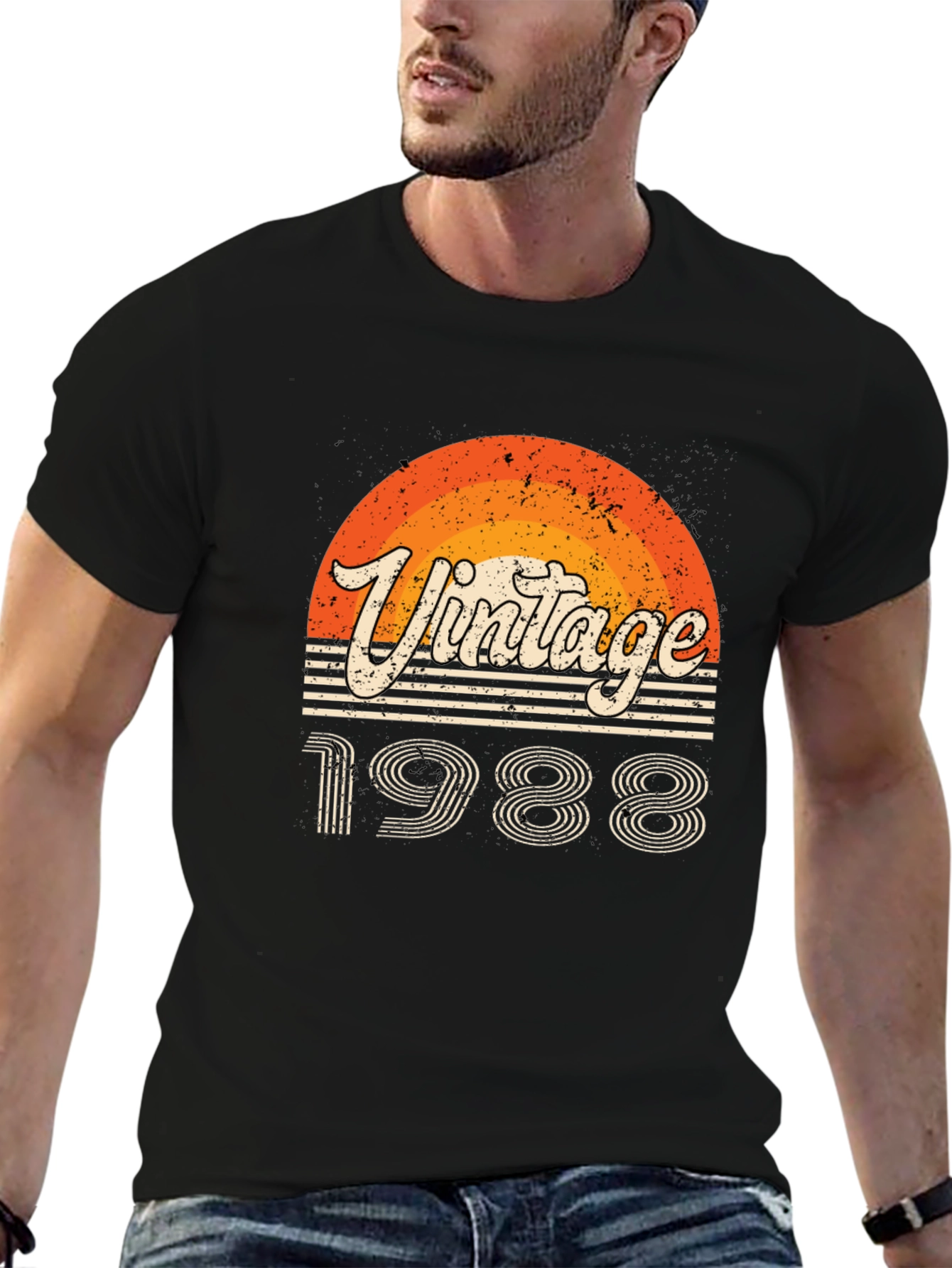 Black Vintage 1988 Graphic T-Shirt view 6