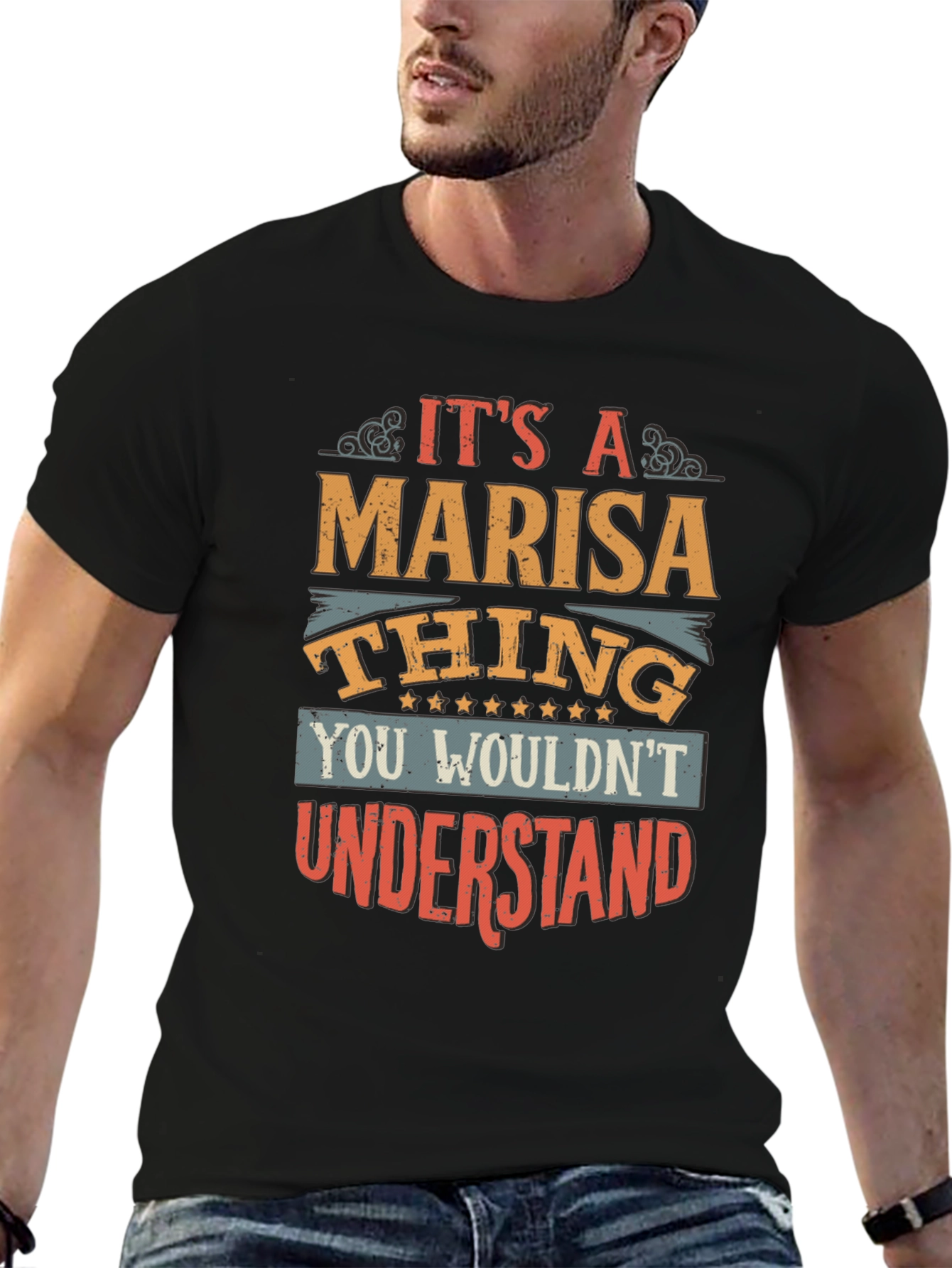 Black It's a Marisa Thing T-Shirt view 6