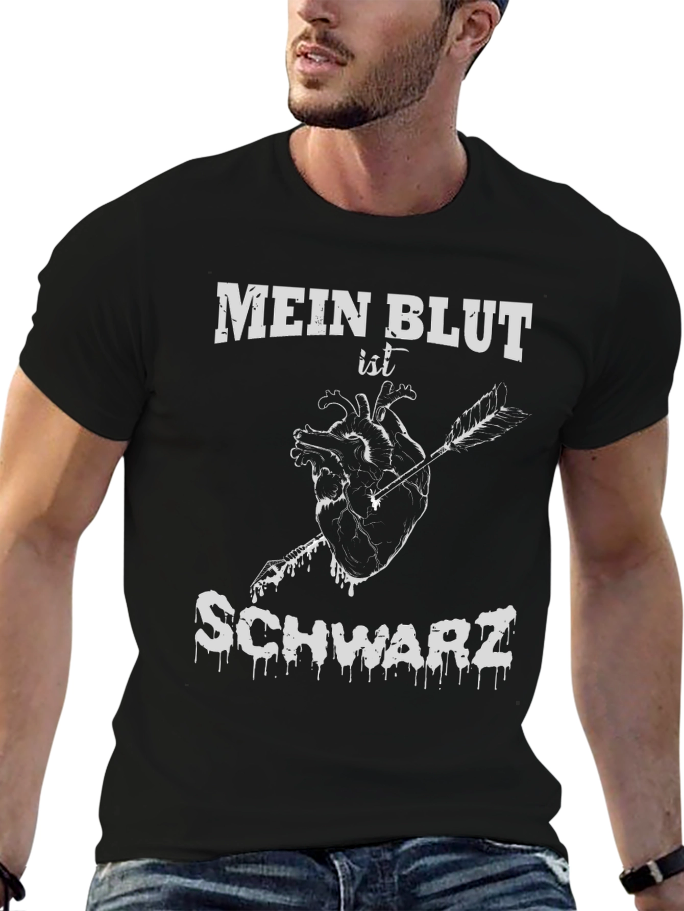 Black Mein Blut Ist Schwarz T-Shirt view 6