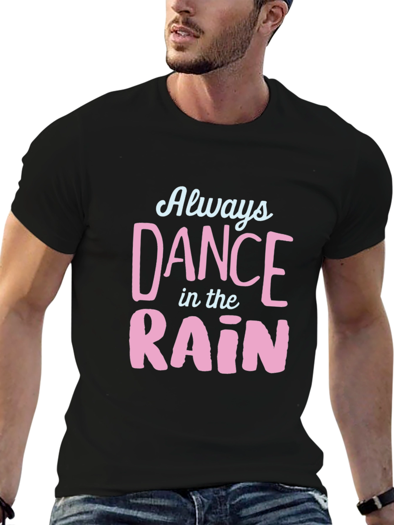Black Dance in the Rain Black T-Shirt view 6