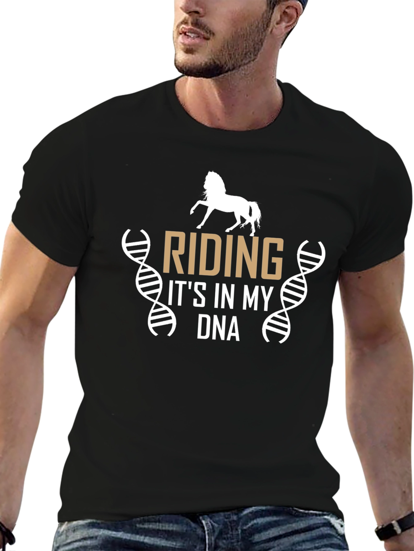 Black Riding Is In My DNA T-Shirt view 6