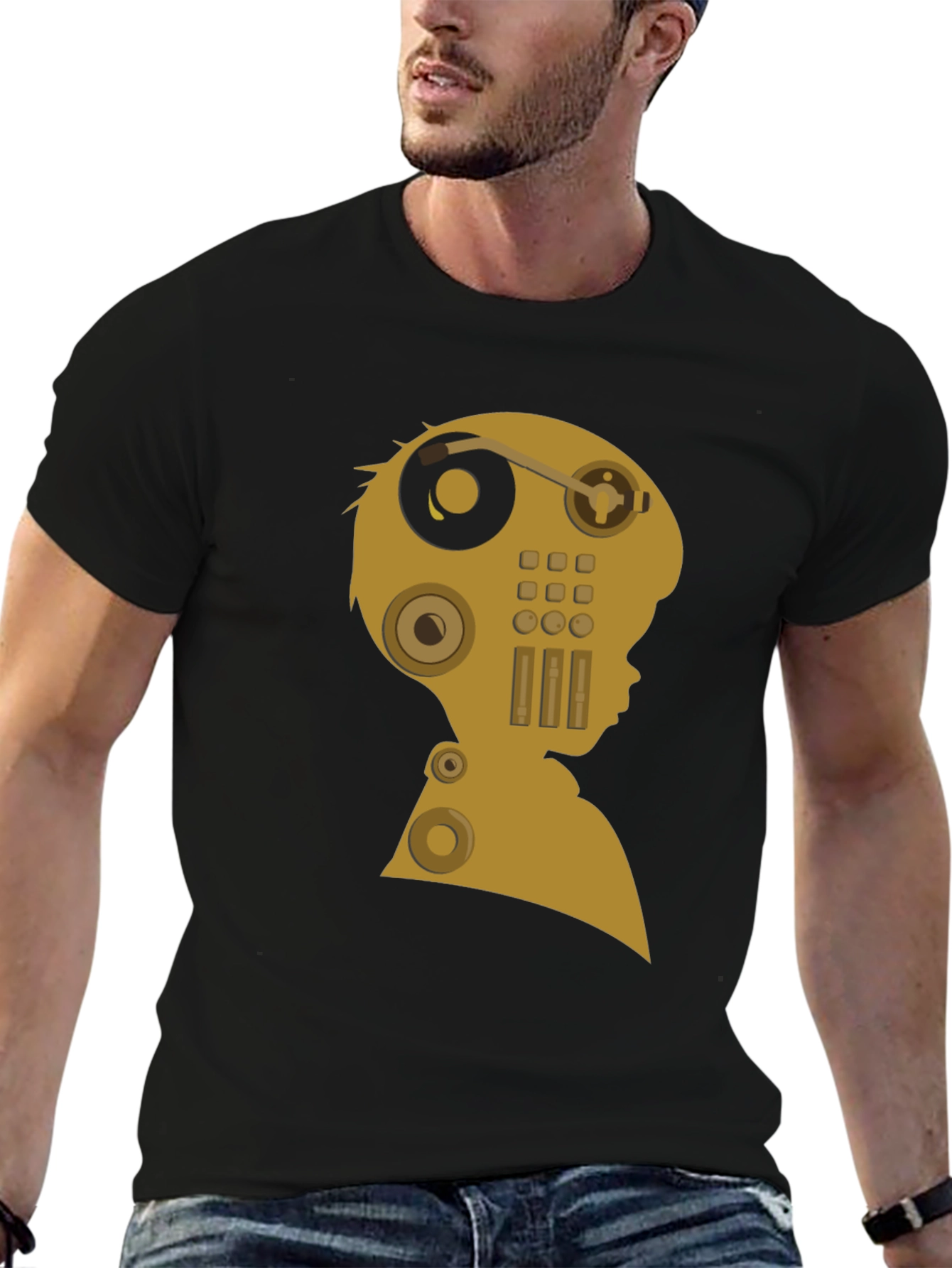 Retro Audio Mind T-Shirt - Unique Music Lover Tee - 6