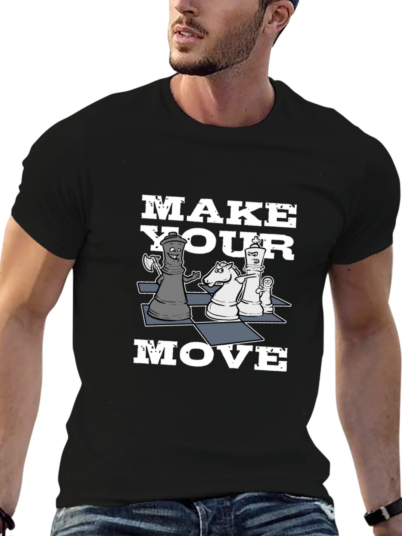 Make Your Move Chess Graphic T-Shirt - 6