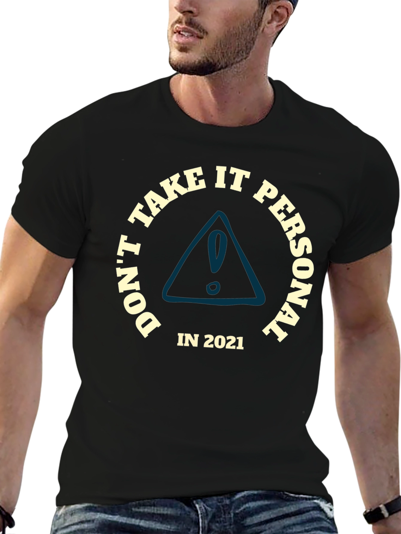 Black Don't Take It Personal T-Shirt view 6