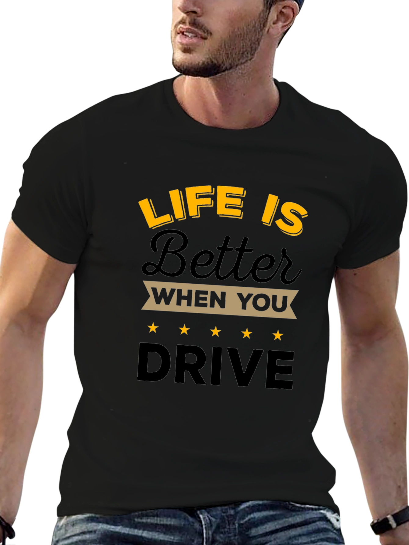 Black Life is Better When You Drive T-Shirt view 6