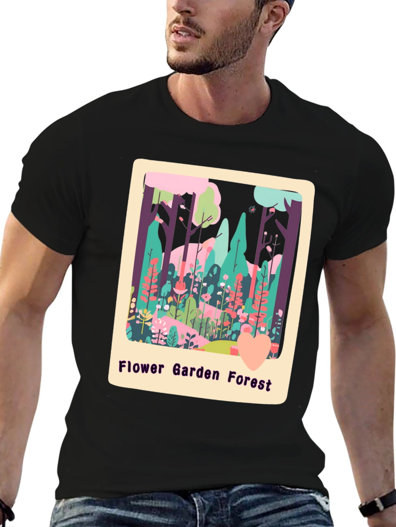 Flower Garden Forest Graphic Tee - 6