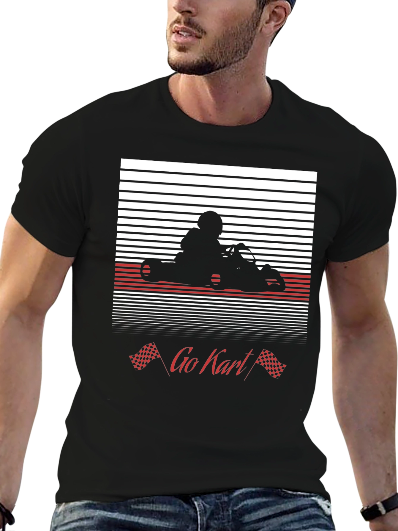 Go Kart Silhouette T-Shirt - 6