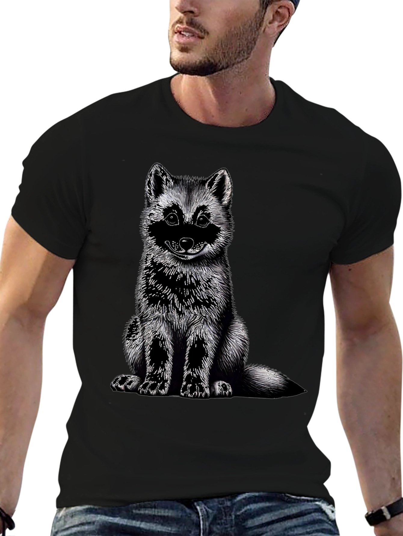 Cute Raccoon Graphic Print T-Shirt - Soft & Stylish - 6