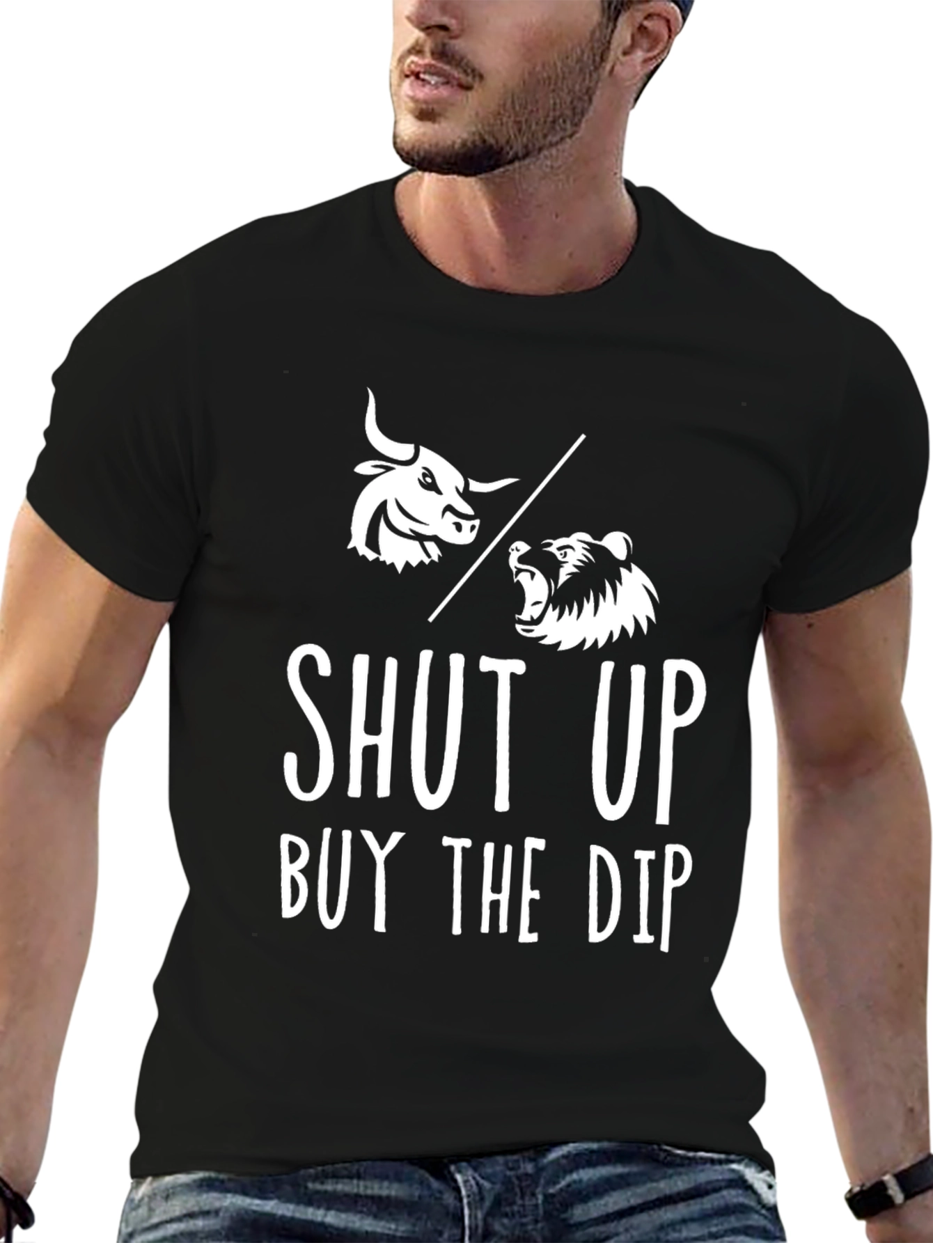 Black Shut Up Buy The Dip T-Shirt view 6