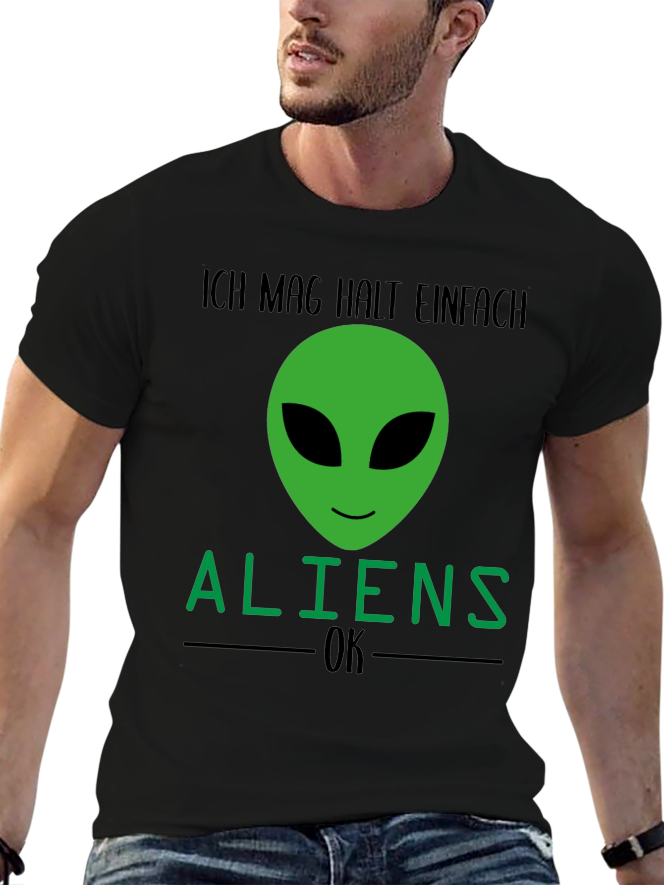 Alien Graphic Tee - Ich Mag Halt Einfach Aliens OK - 6